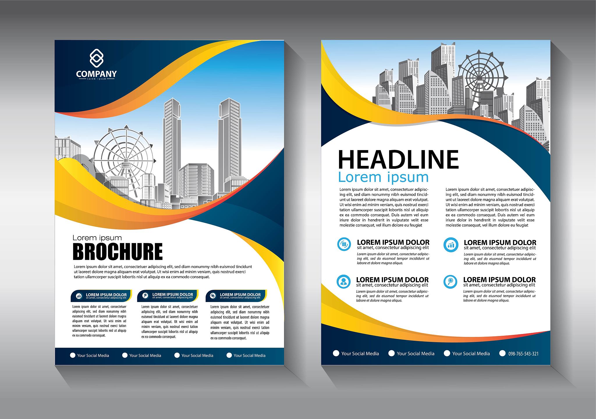 brochure design, cover modern layout, annual report, poster, fly