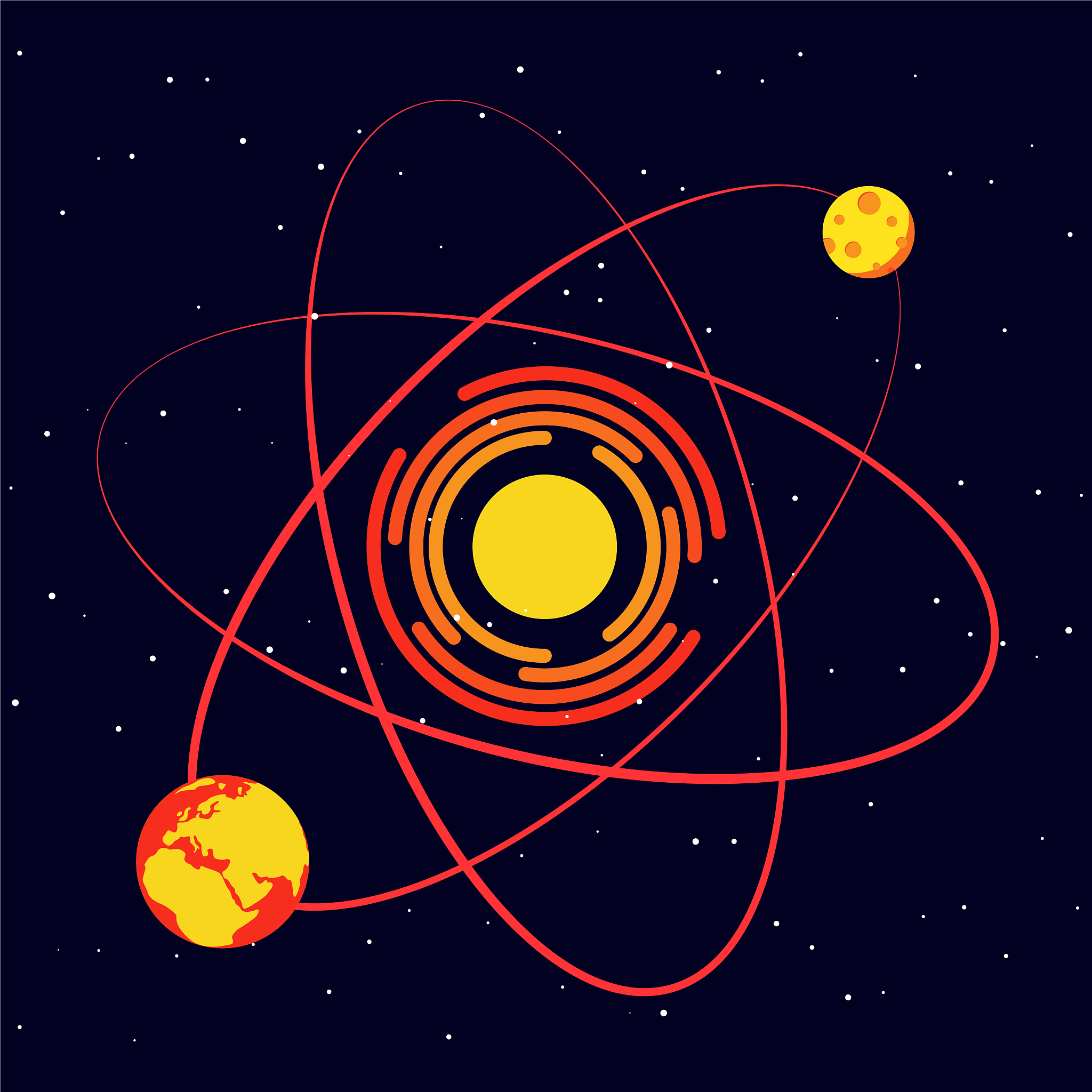 地球为啥不掉下去