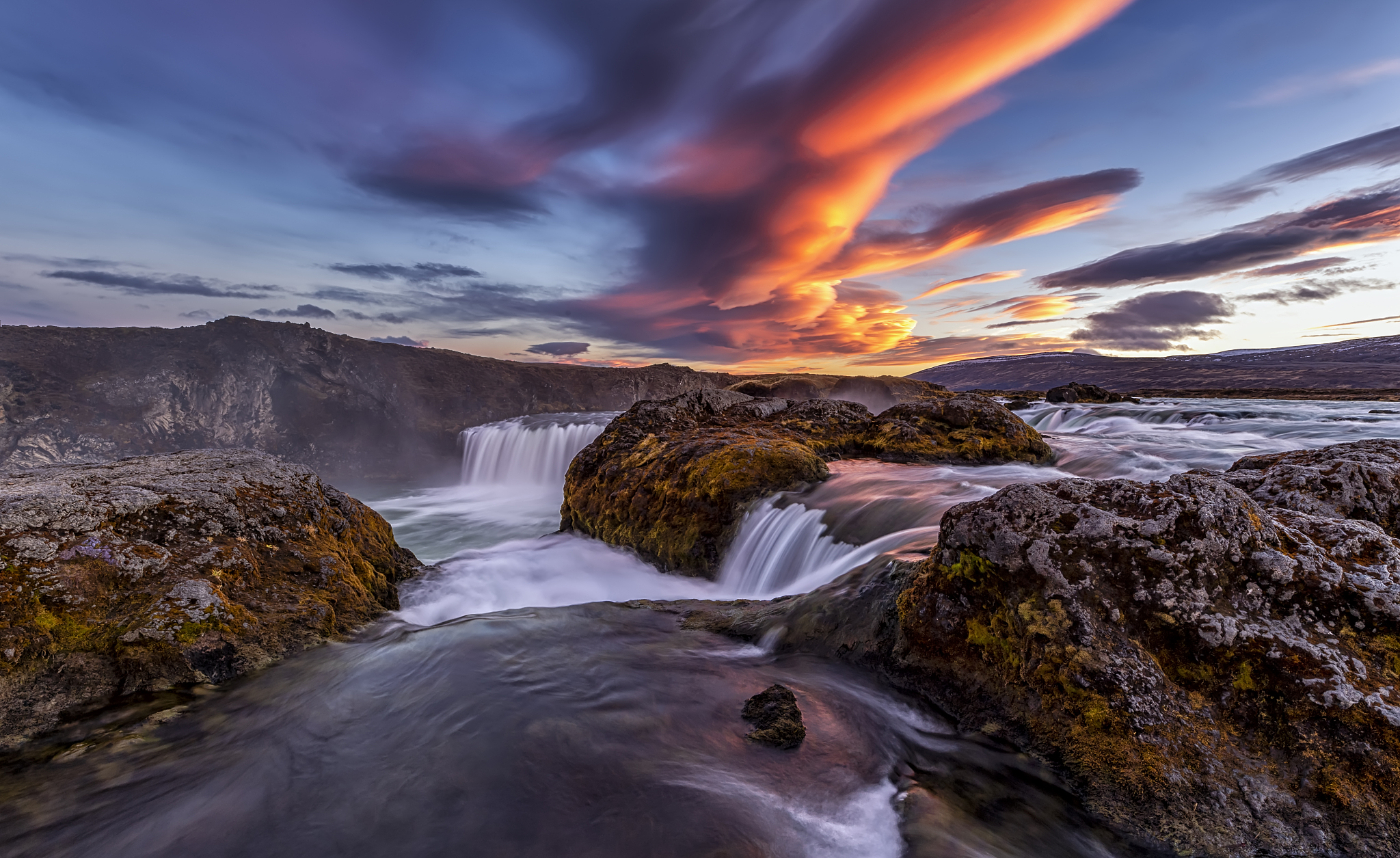godafoss waterfall