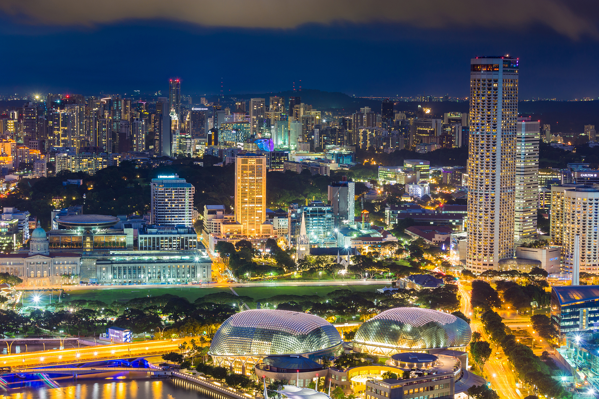 singapore city skyline