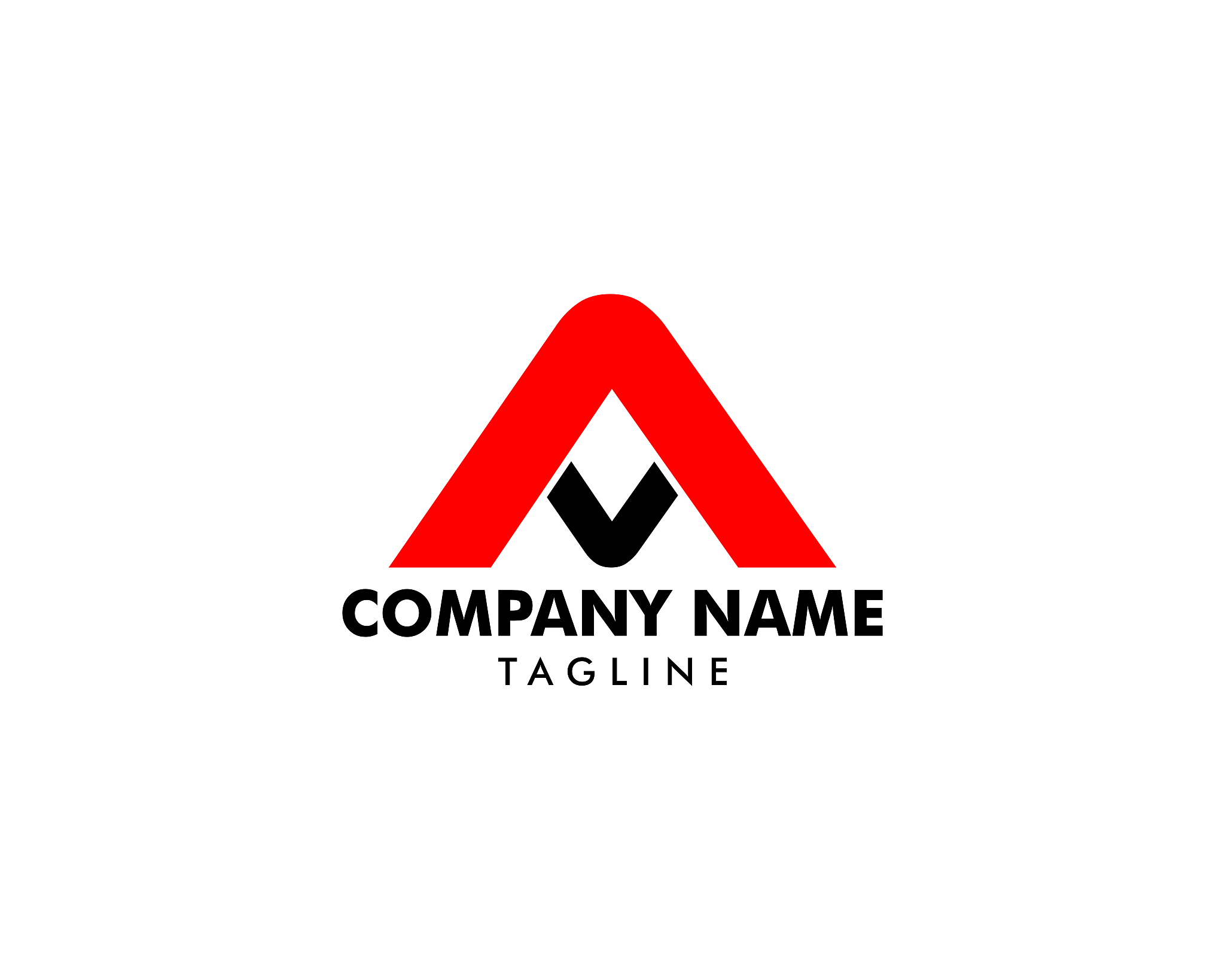 initial letter av   template design