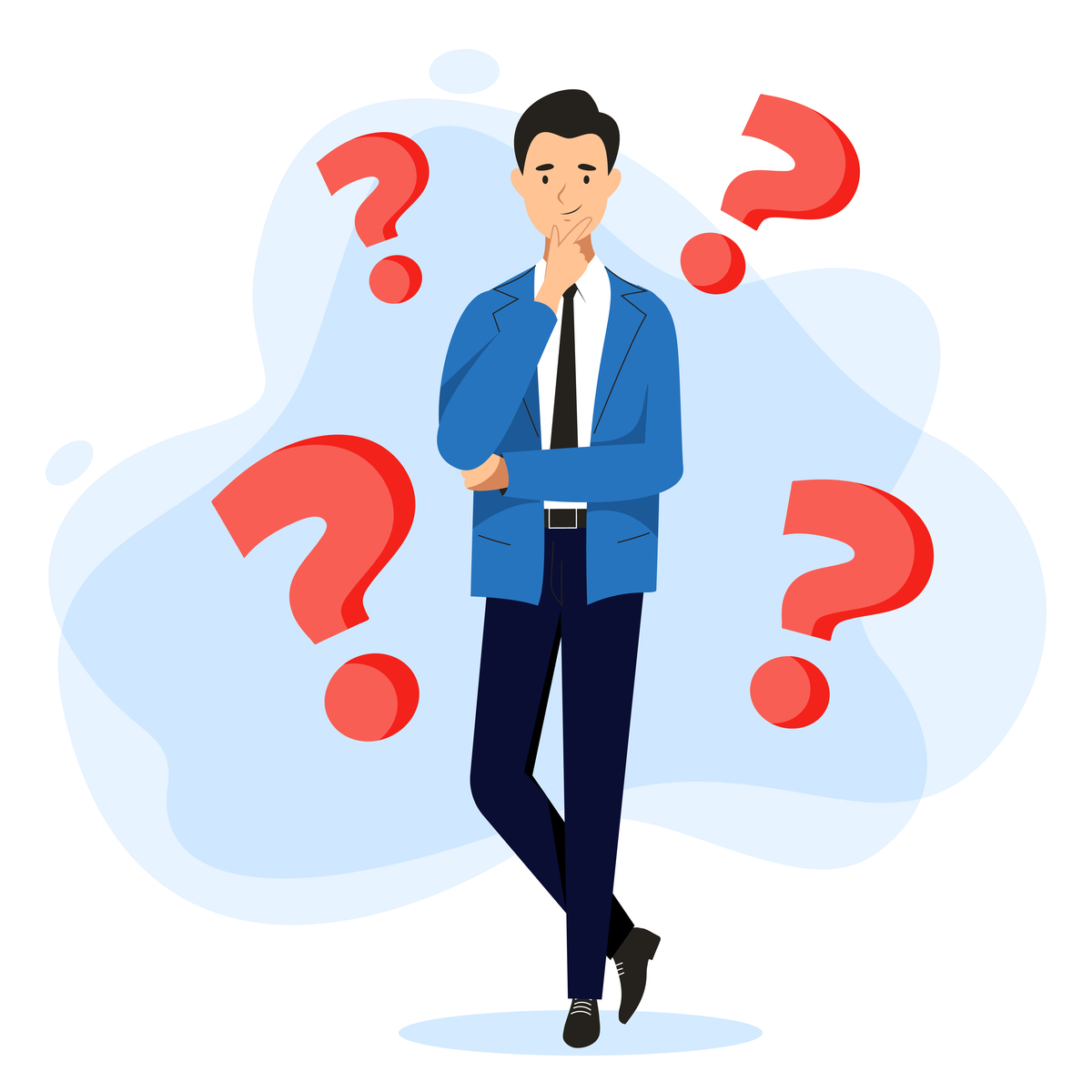 我问了几个问题