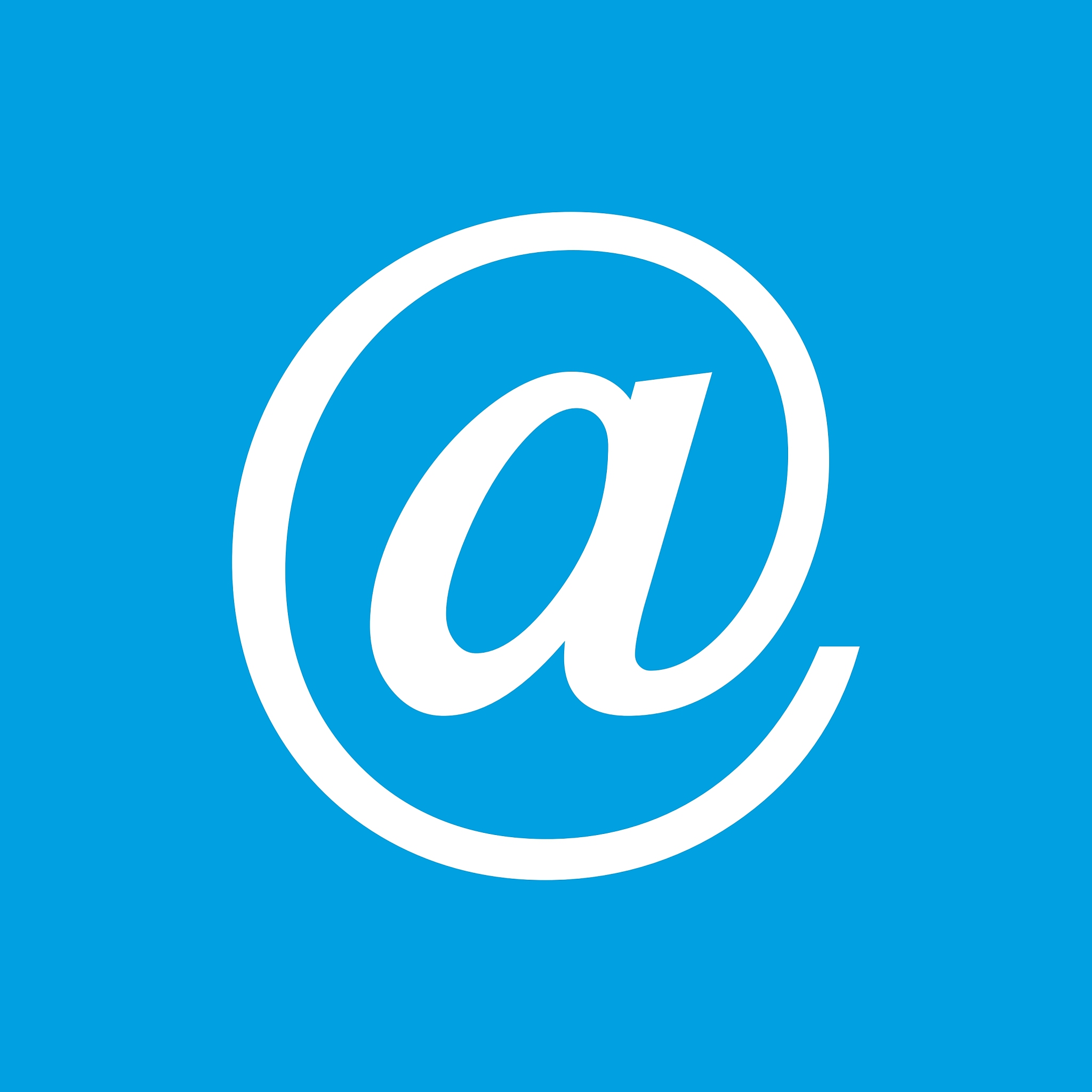 email white icon