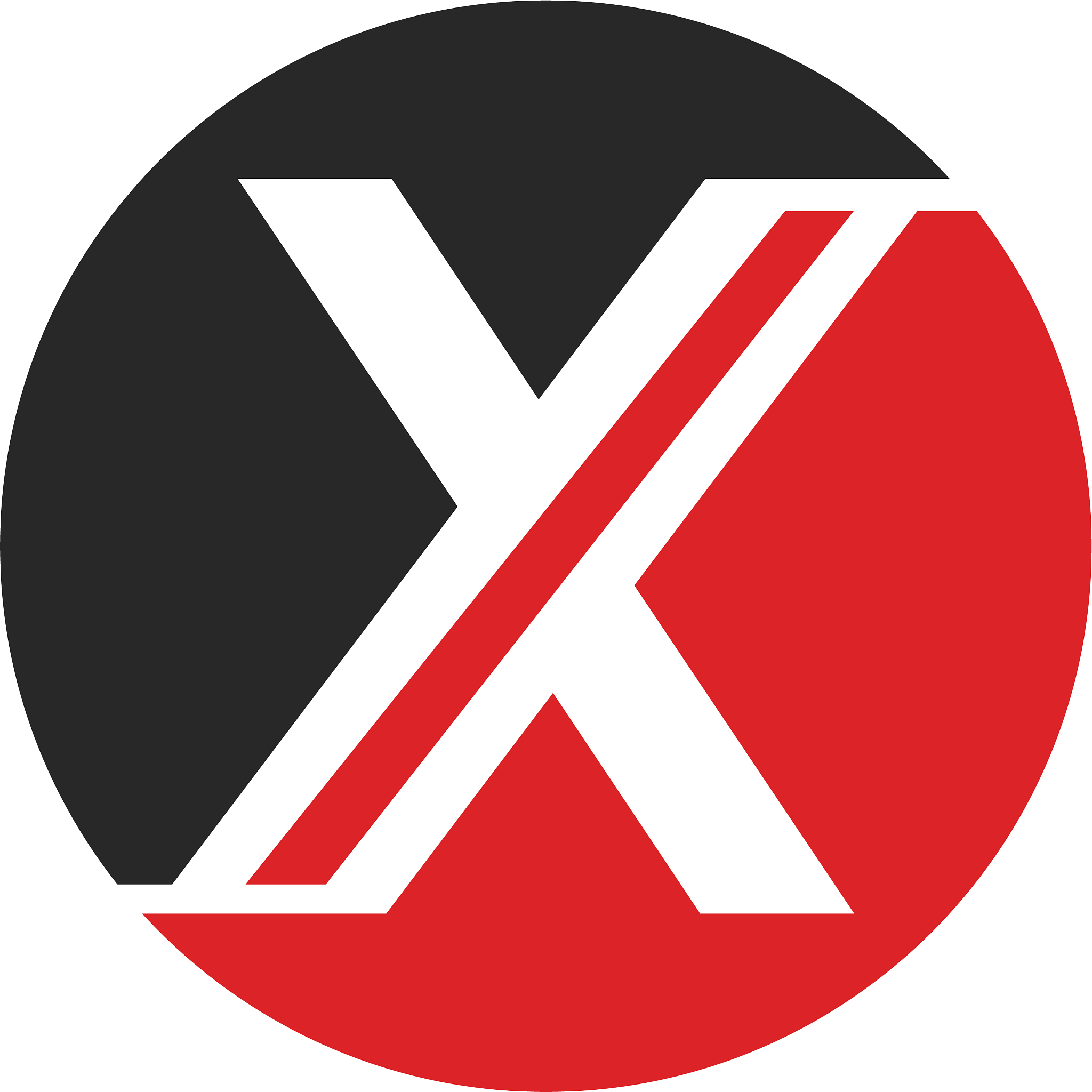 x letter logo template icon