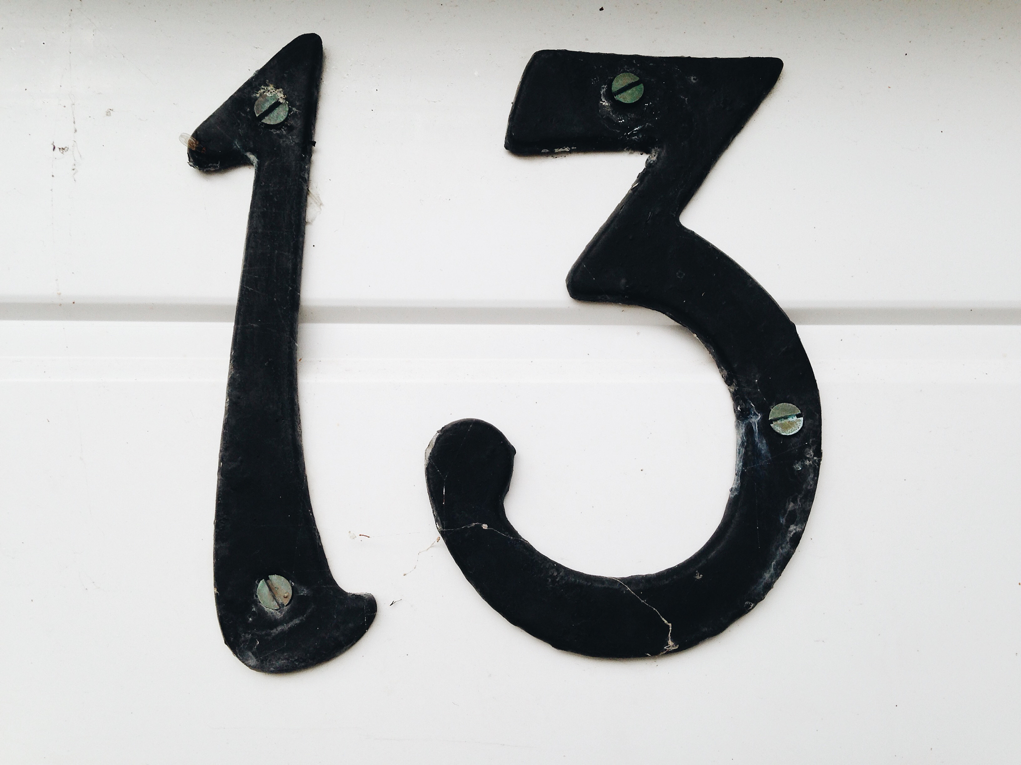 found letters and numbers