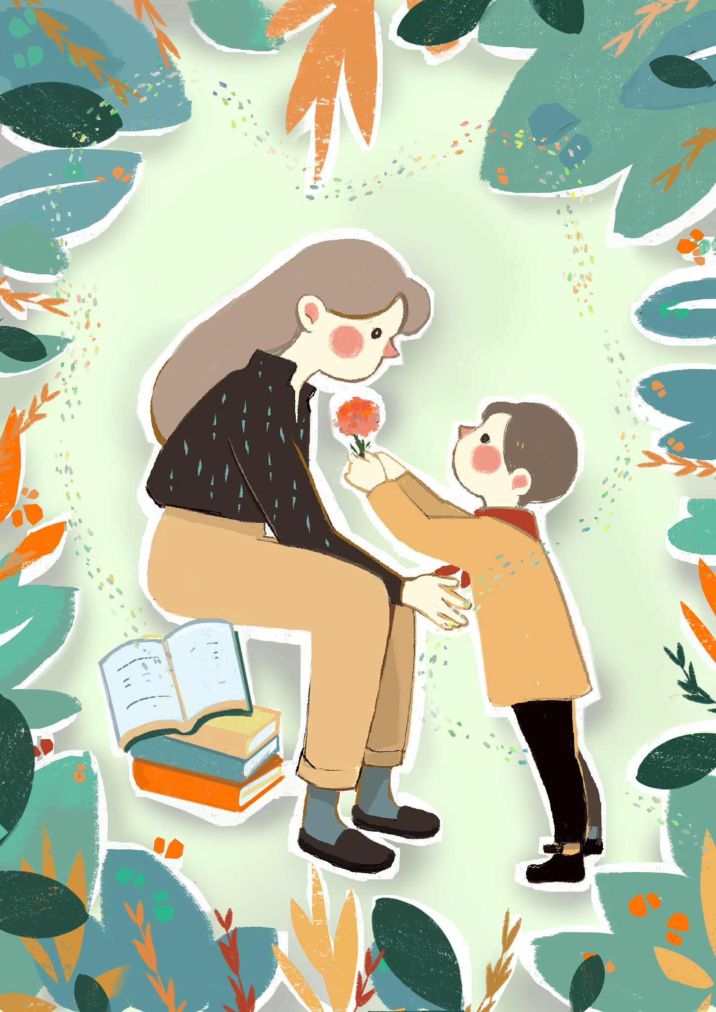 母爱的感触：伟大的付出、无私的关爱和永恒的陪伴