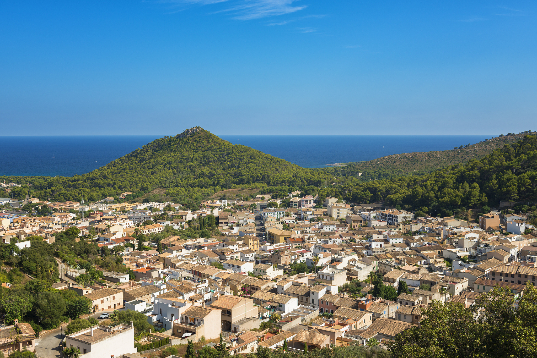 small spanish coastal town