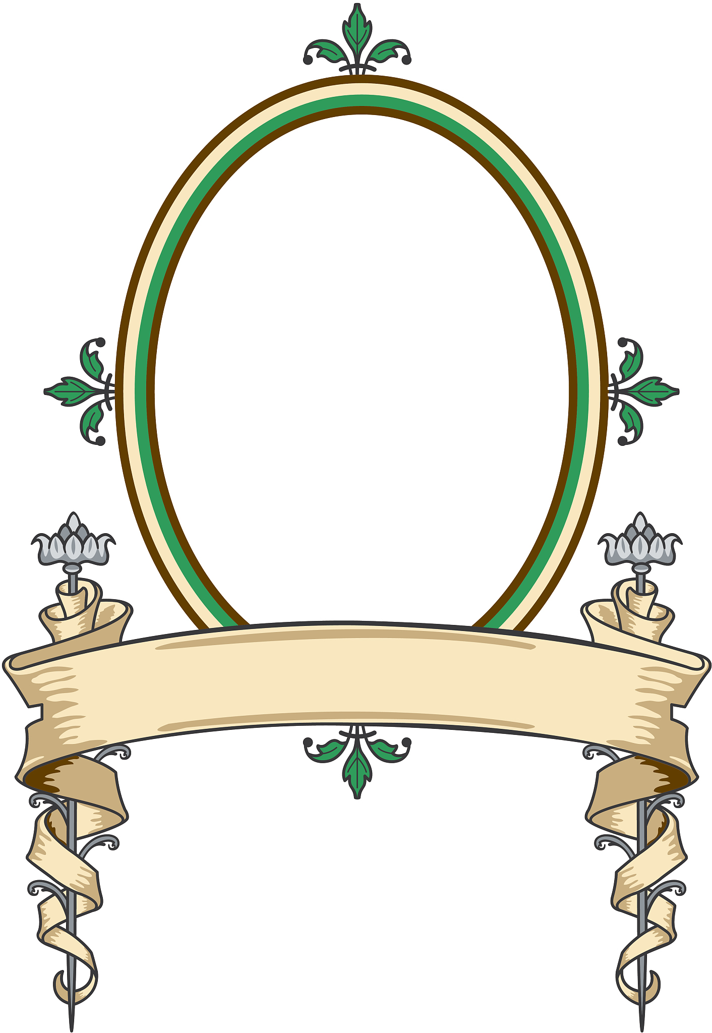 emblem with banner