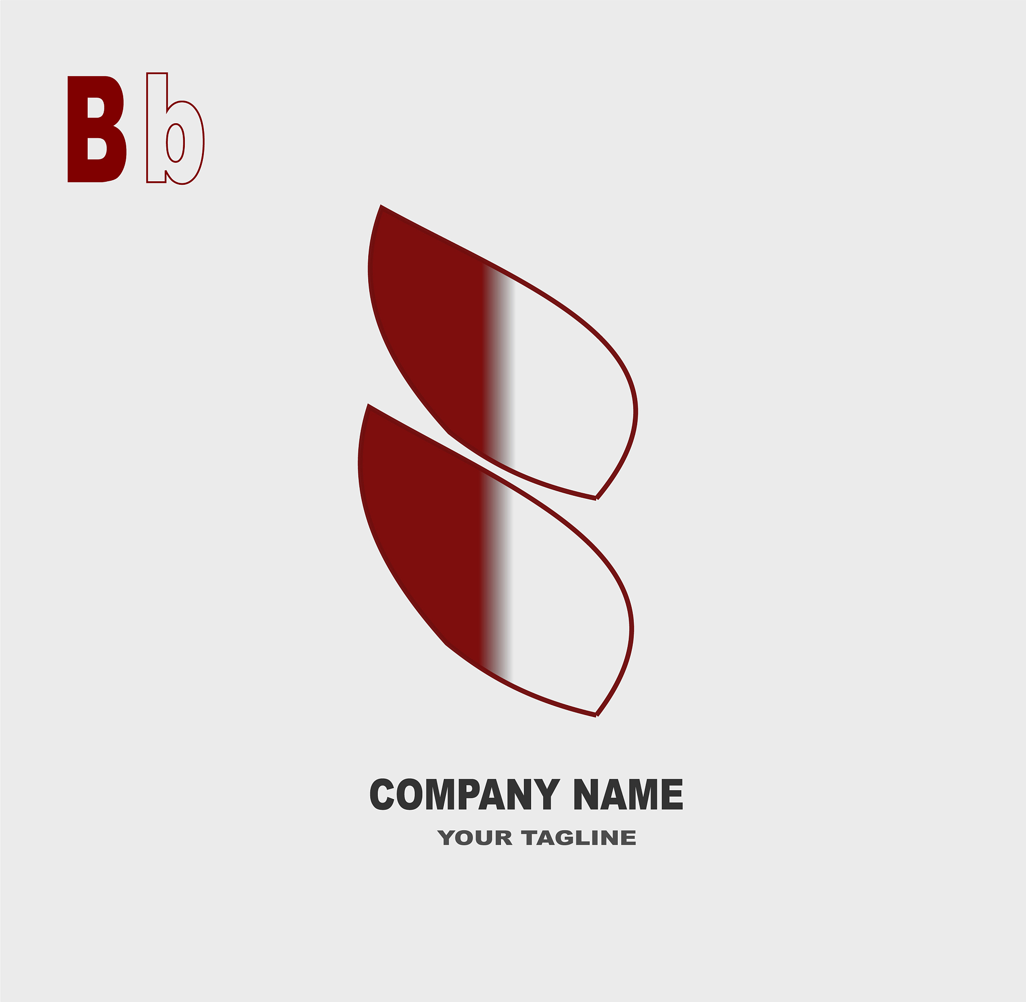 b logo