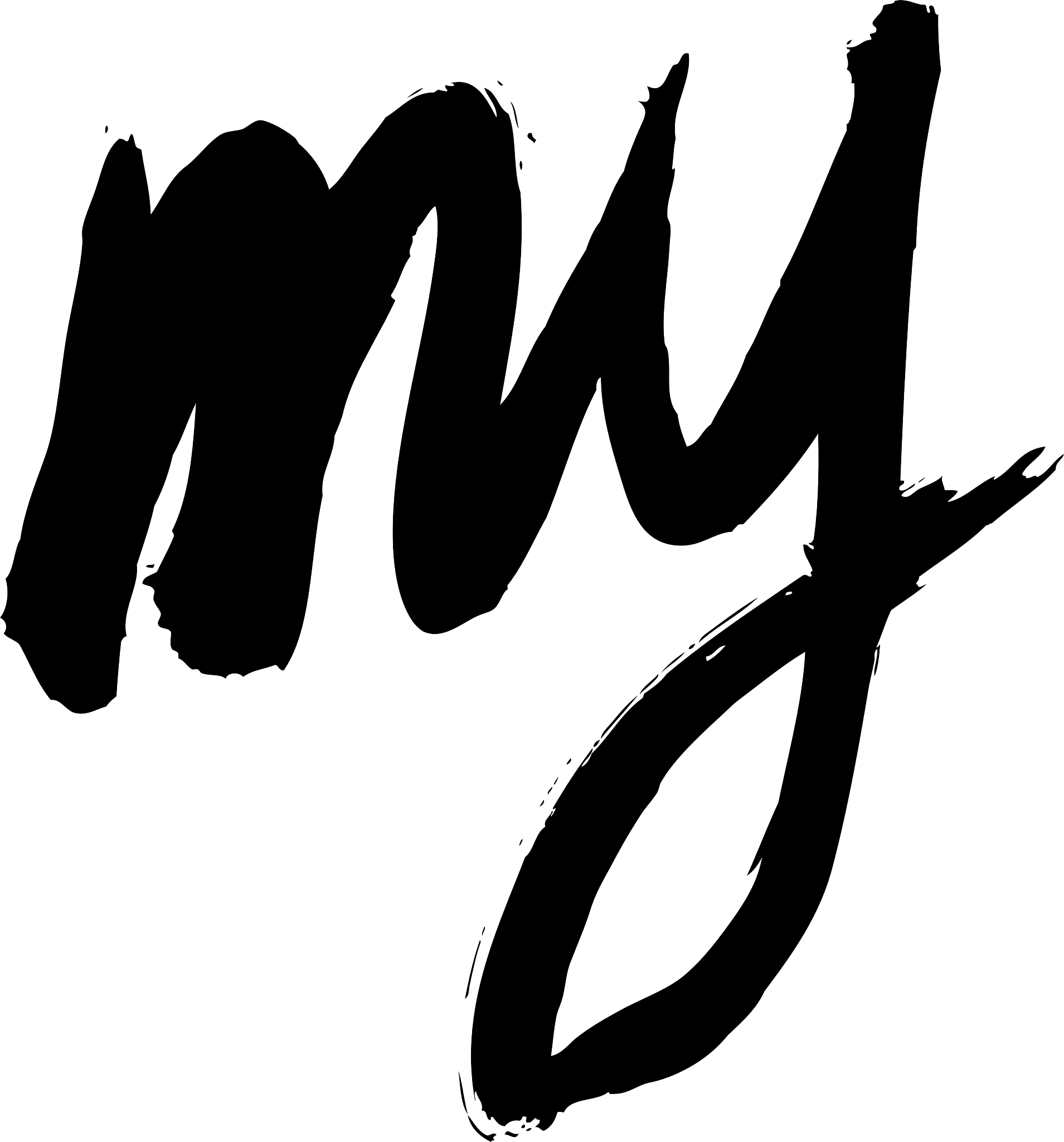 handpainted ink with lettering
