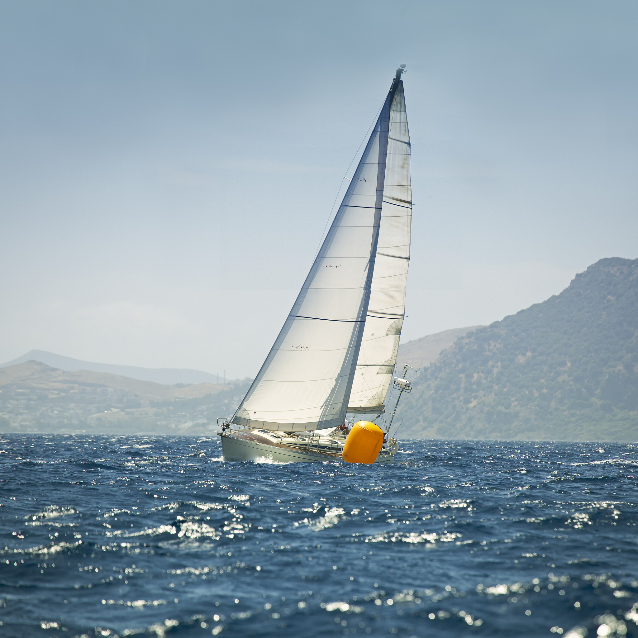 sailing with sailboat