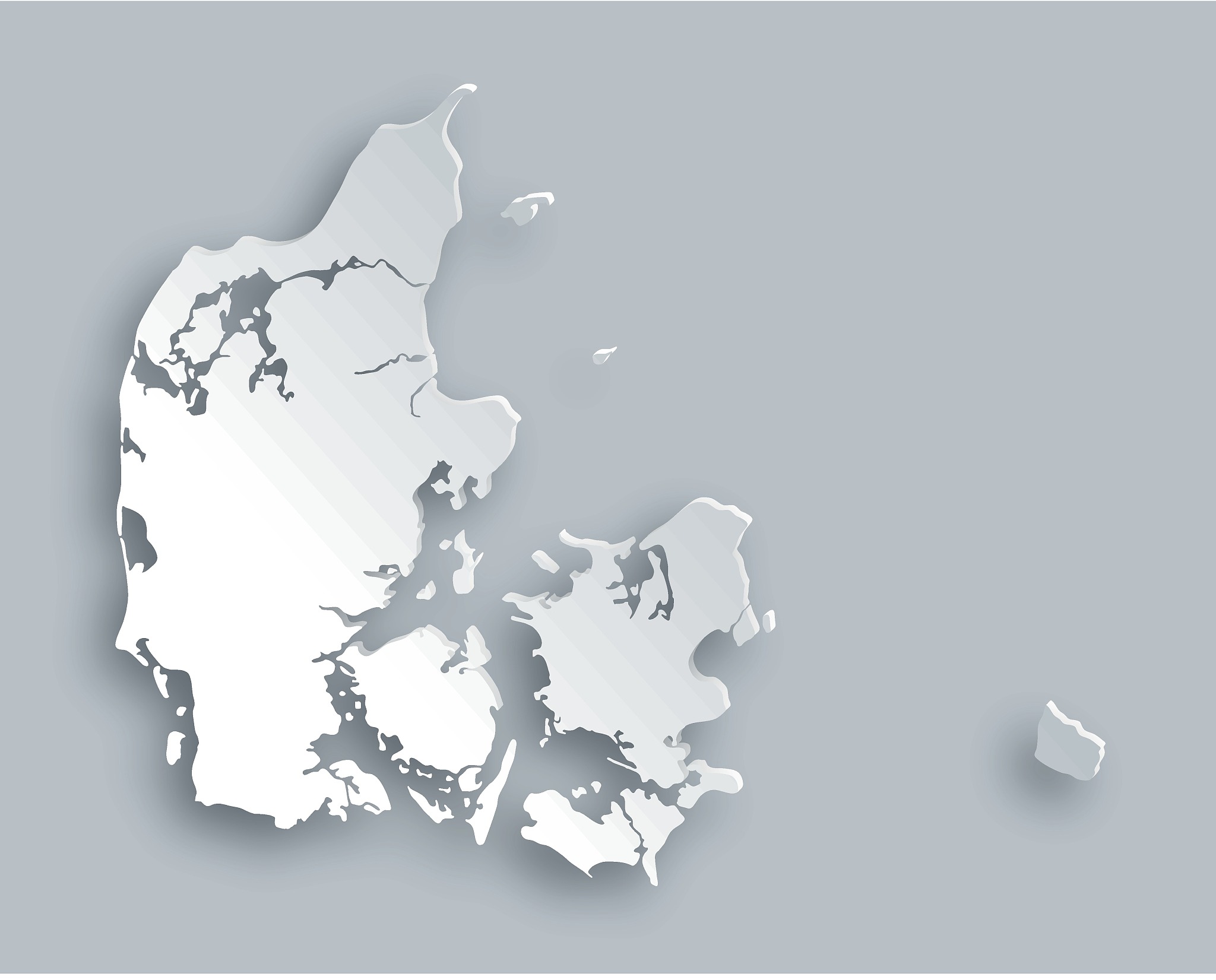 map of denmark