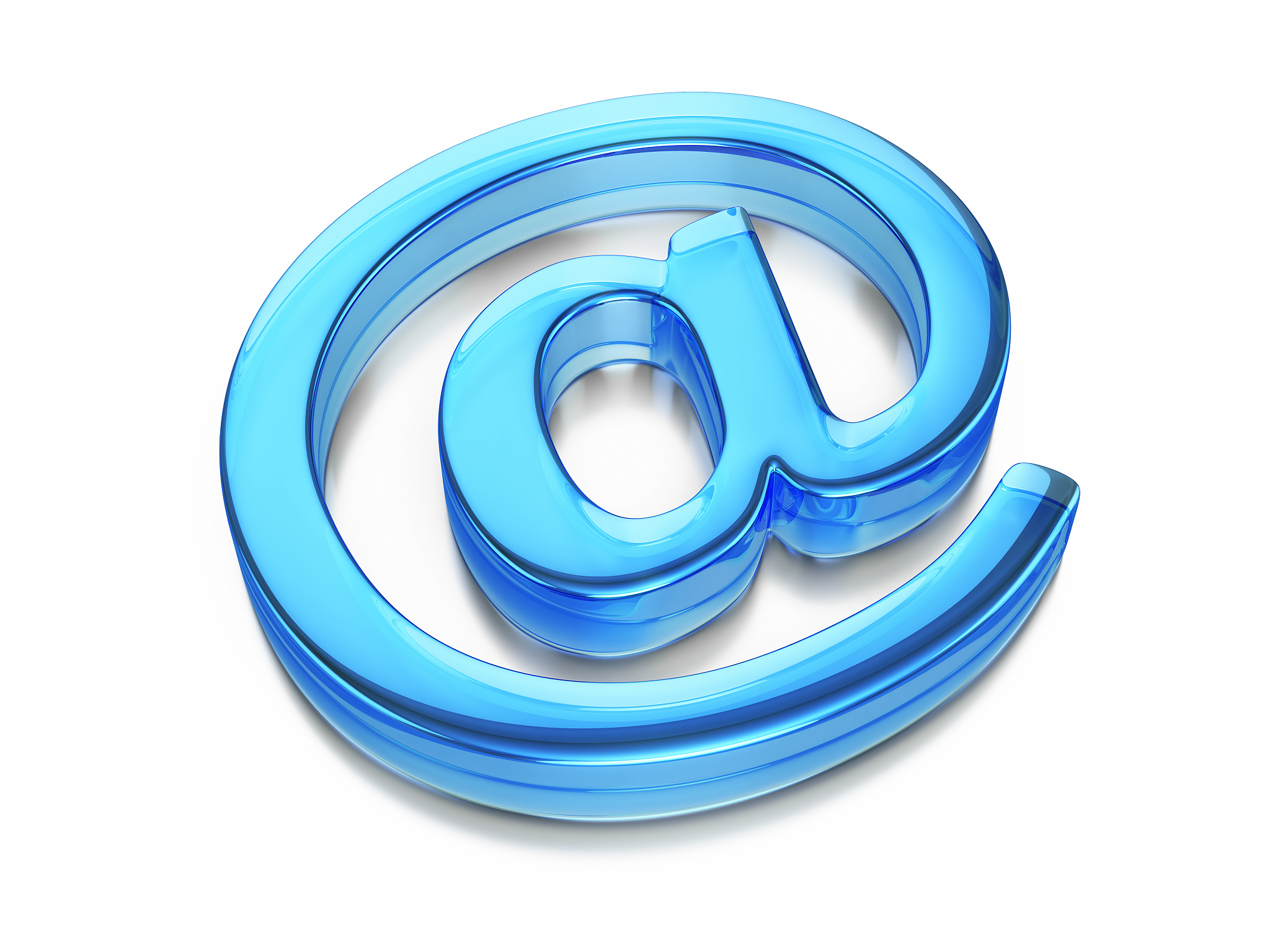 e-mail sign glass
