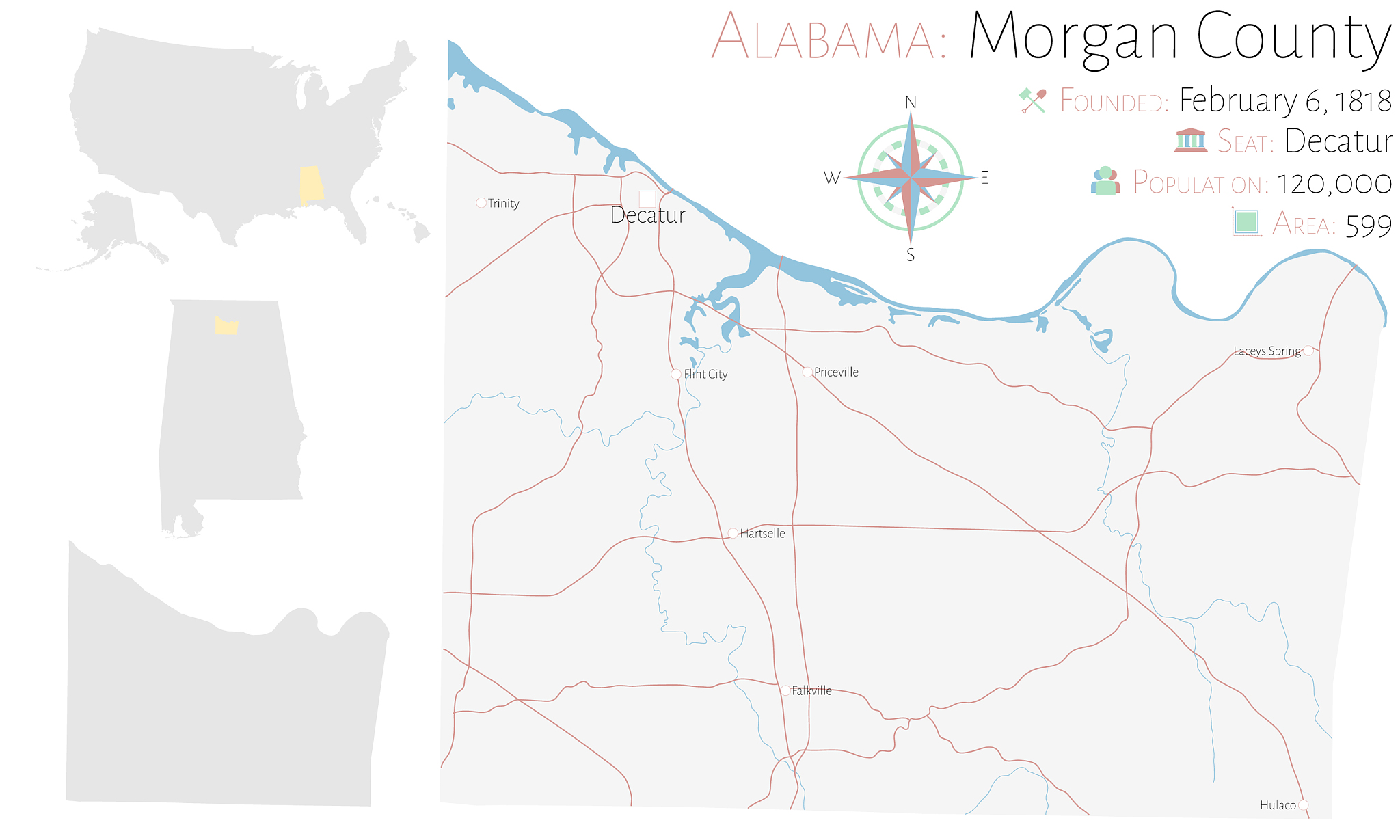 map morgan county in alabama