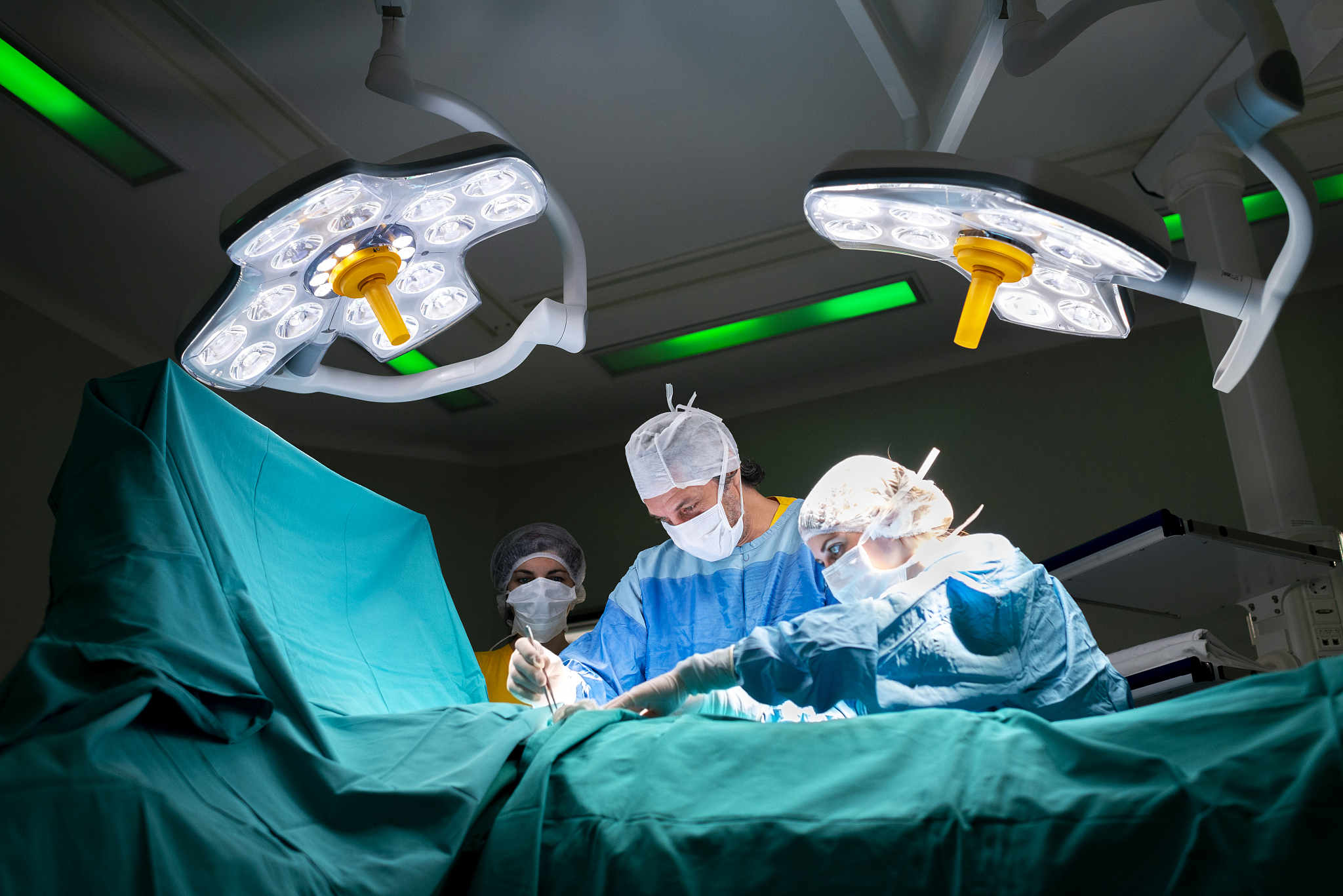 surgeon performing surgery