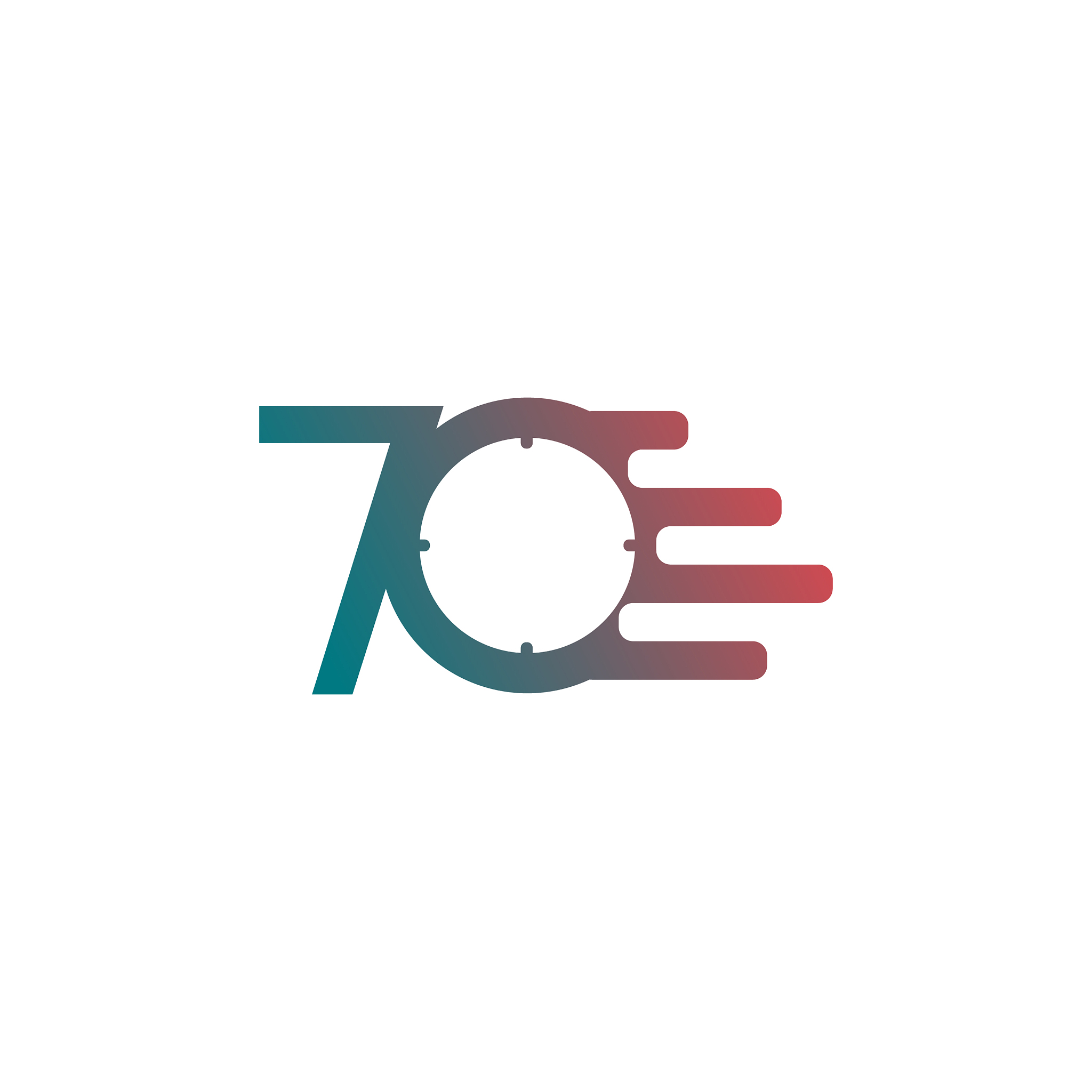 70 year anniversary celebration template design