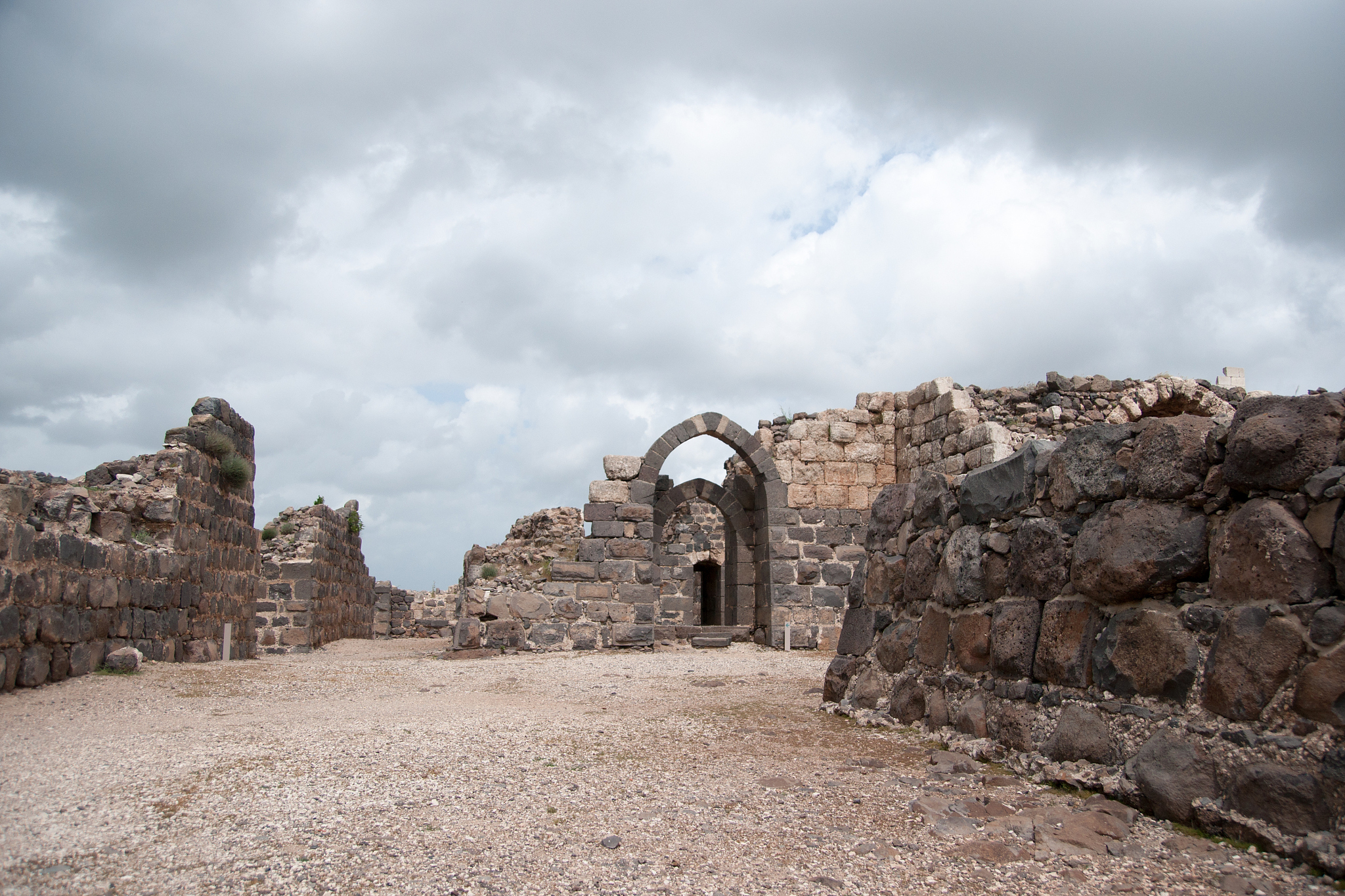 belvoir castle ruins in galilee