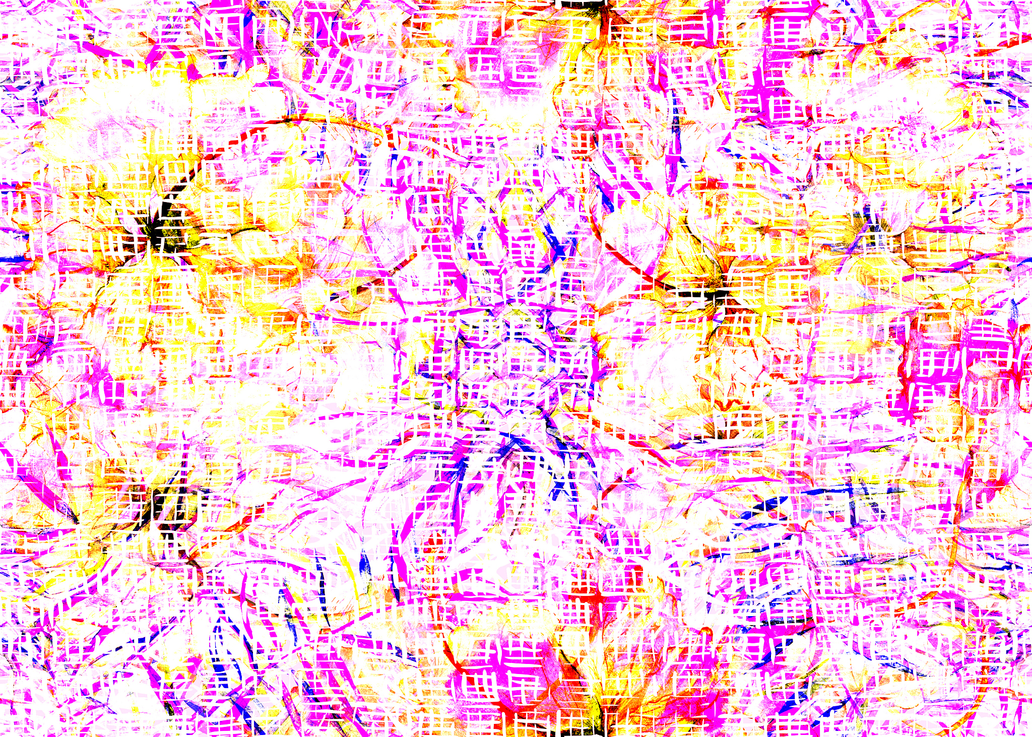 watercolor geometric pattern.
