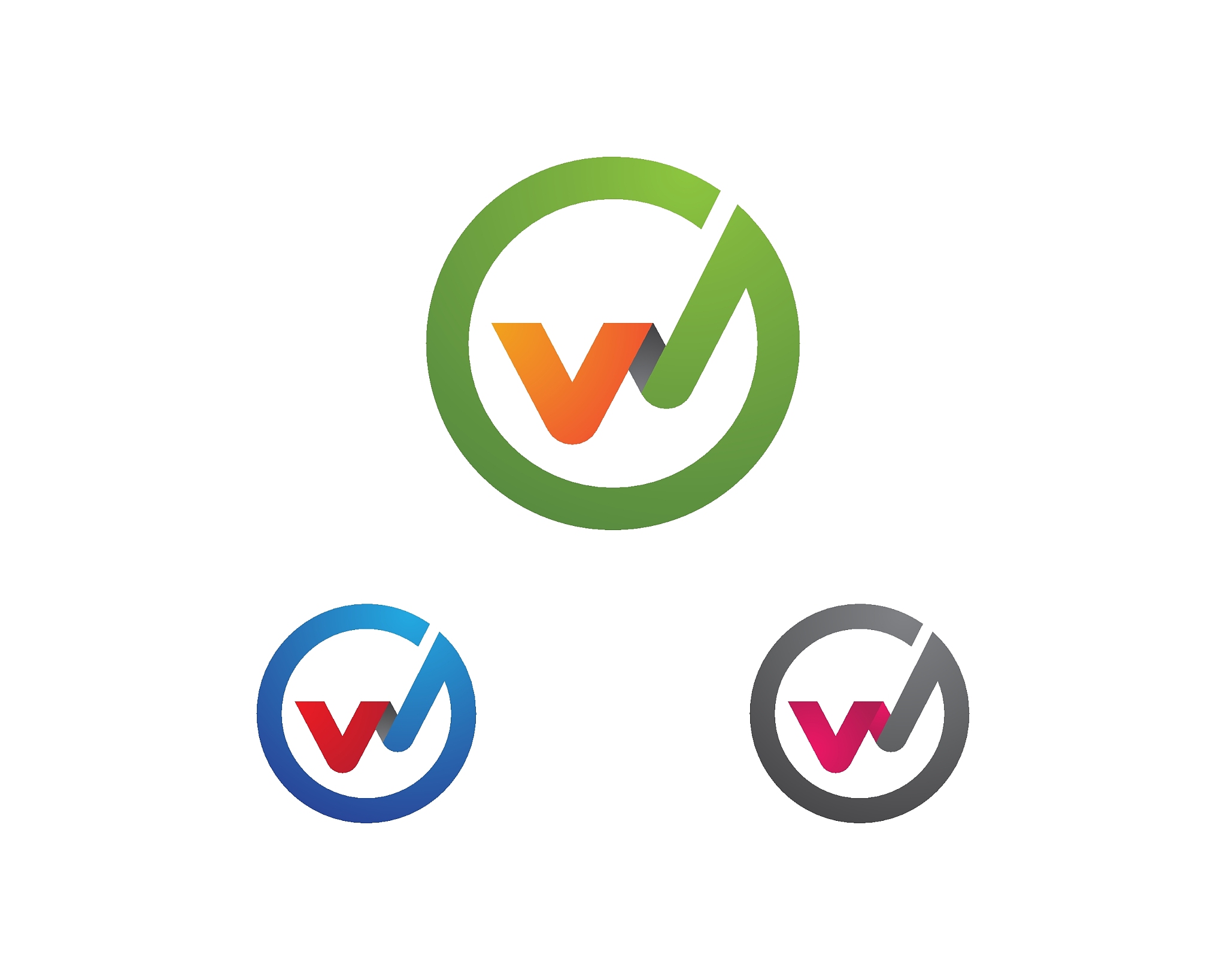 w letter business template