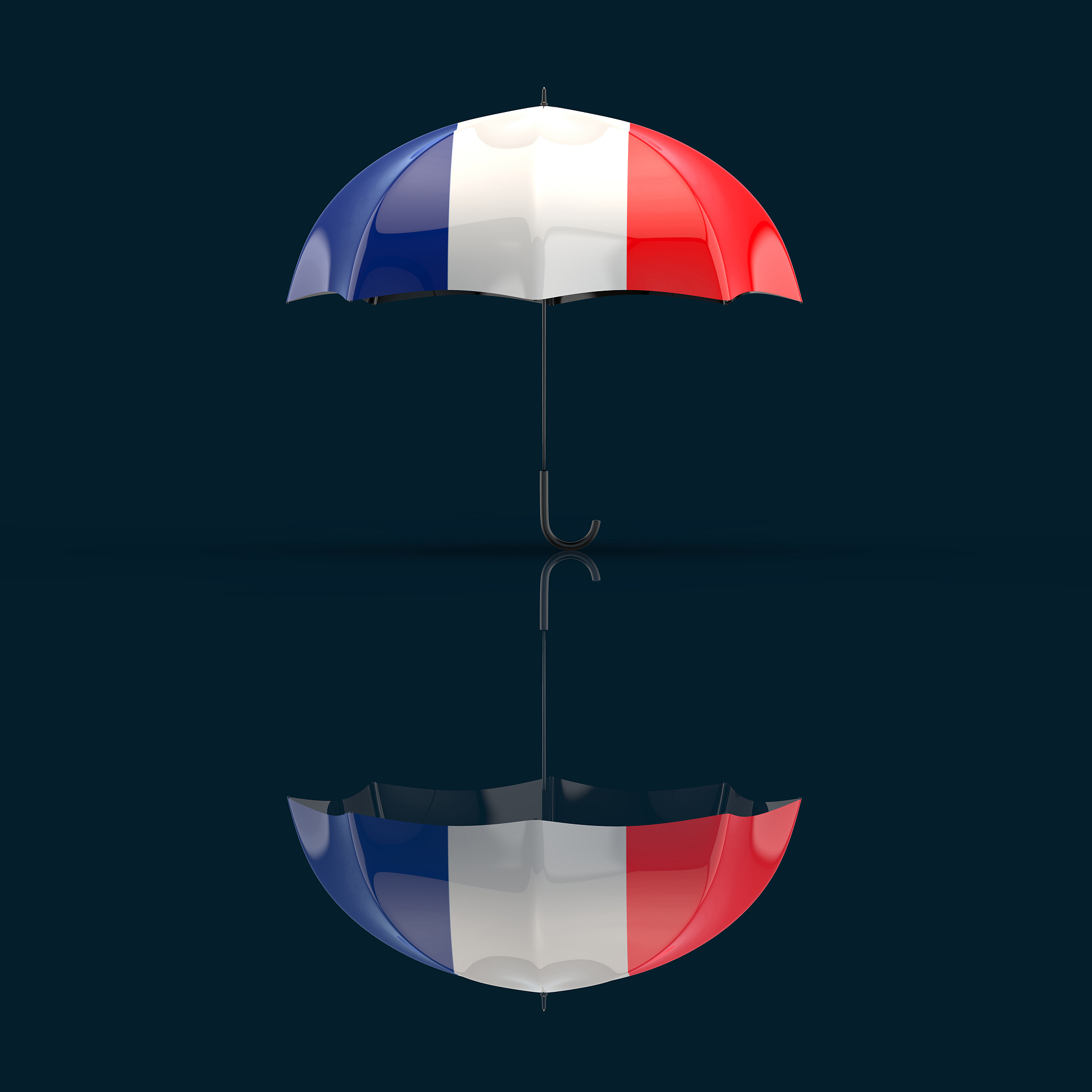 umbrella concept - 3d illustration