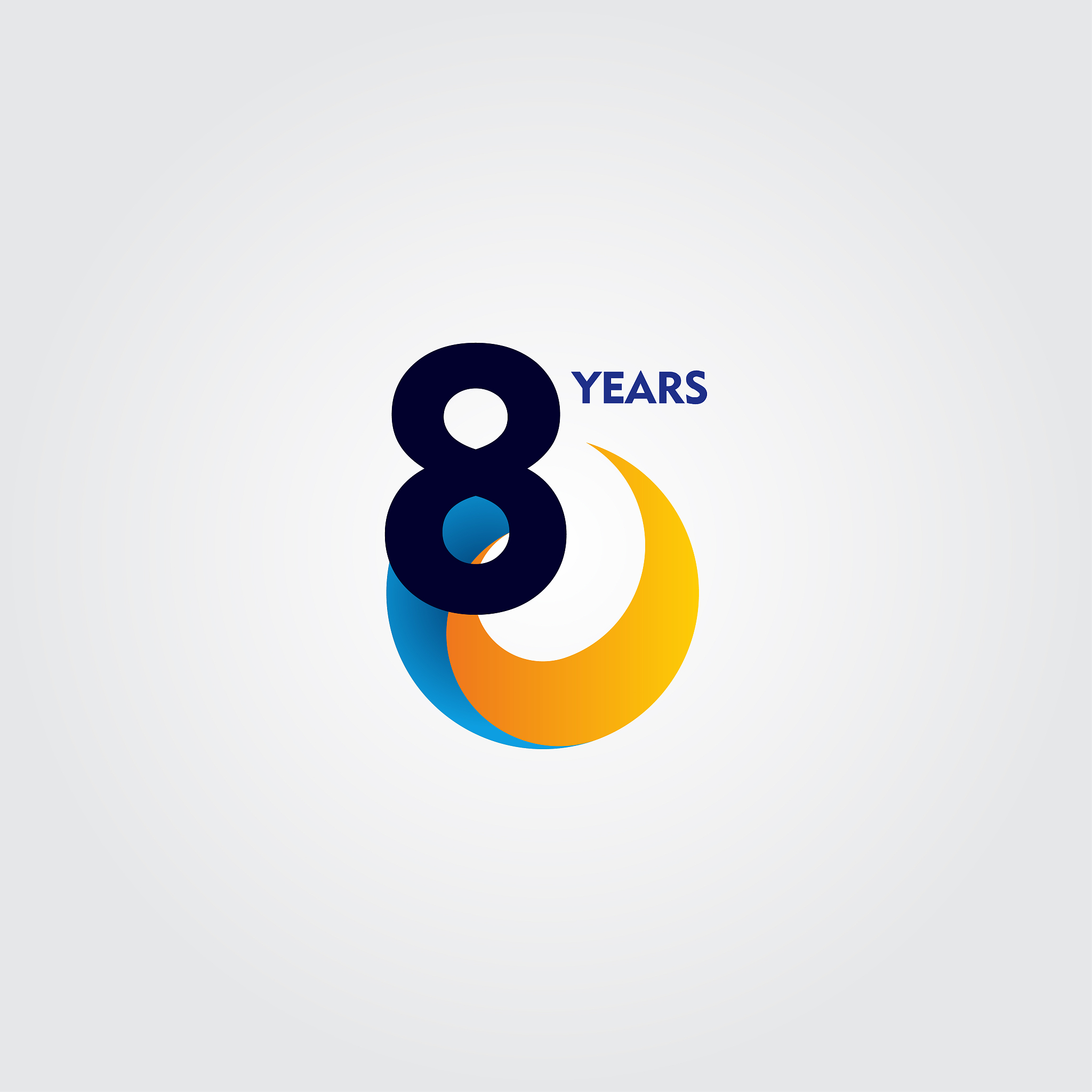 80 years anniversary celebration vector template design illustra