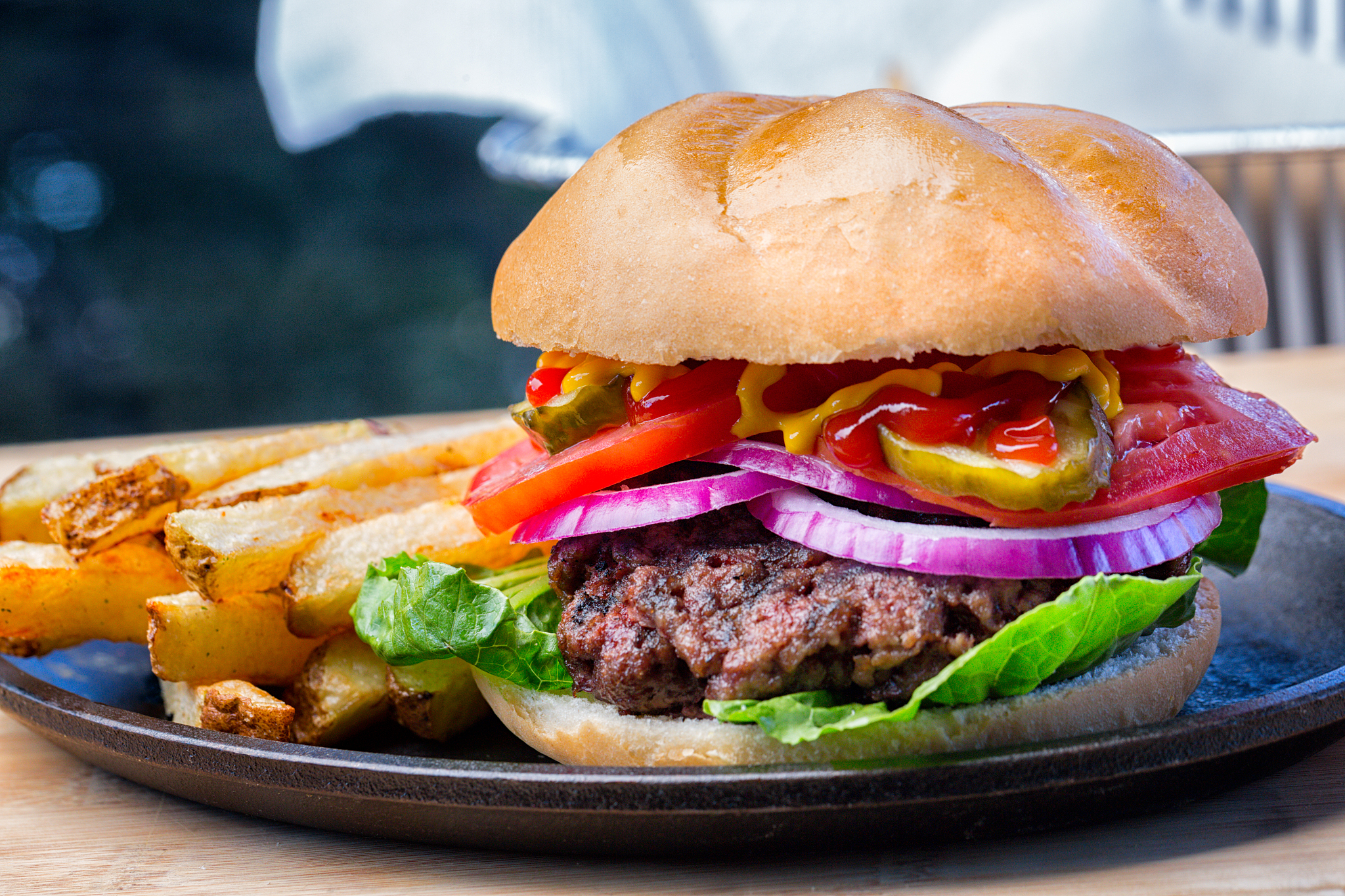 gourmet hamburger