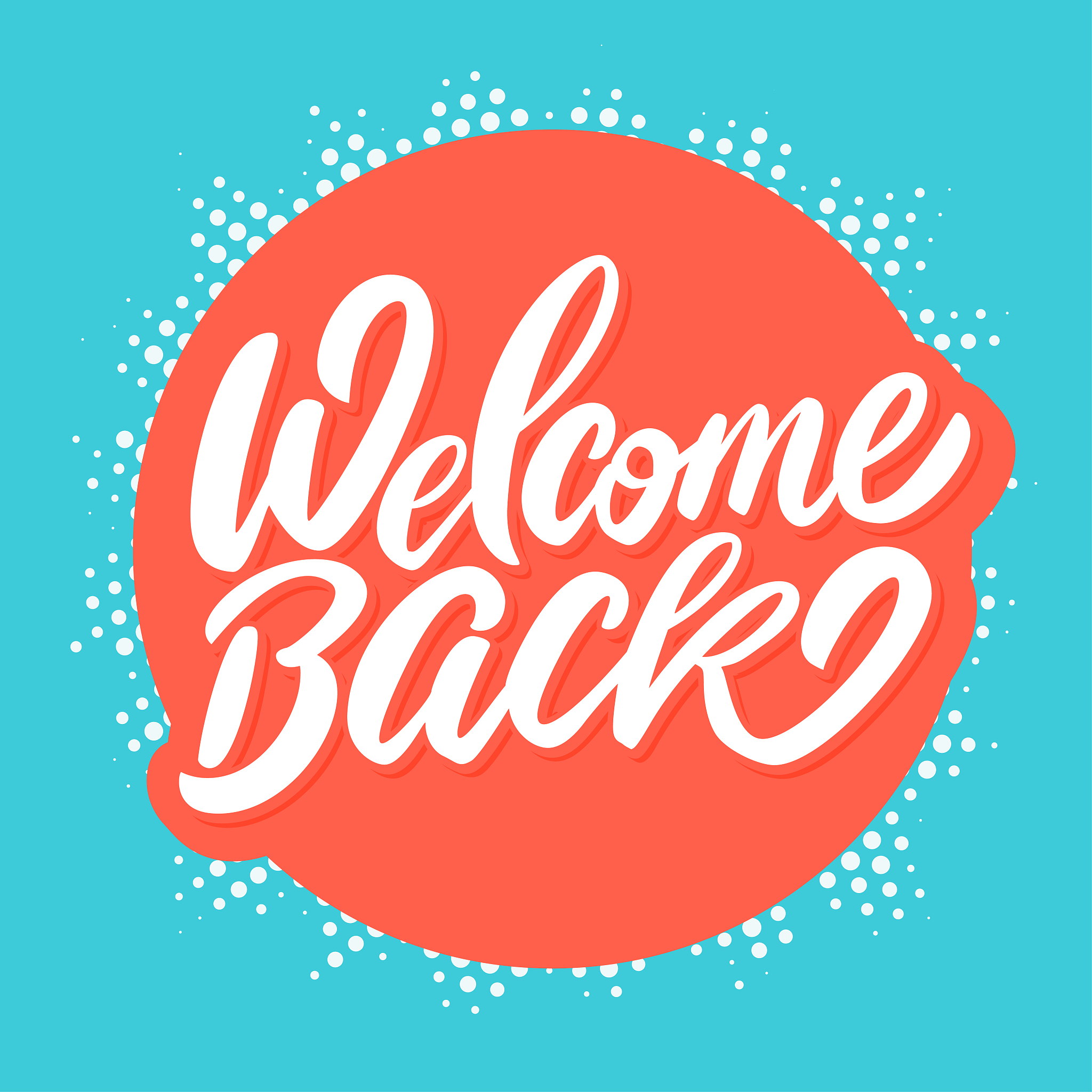 welcome back banner.
