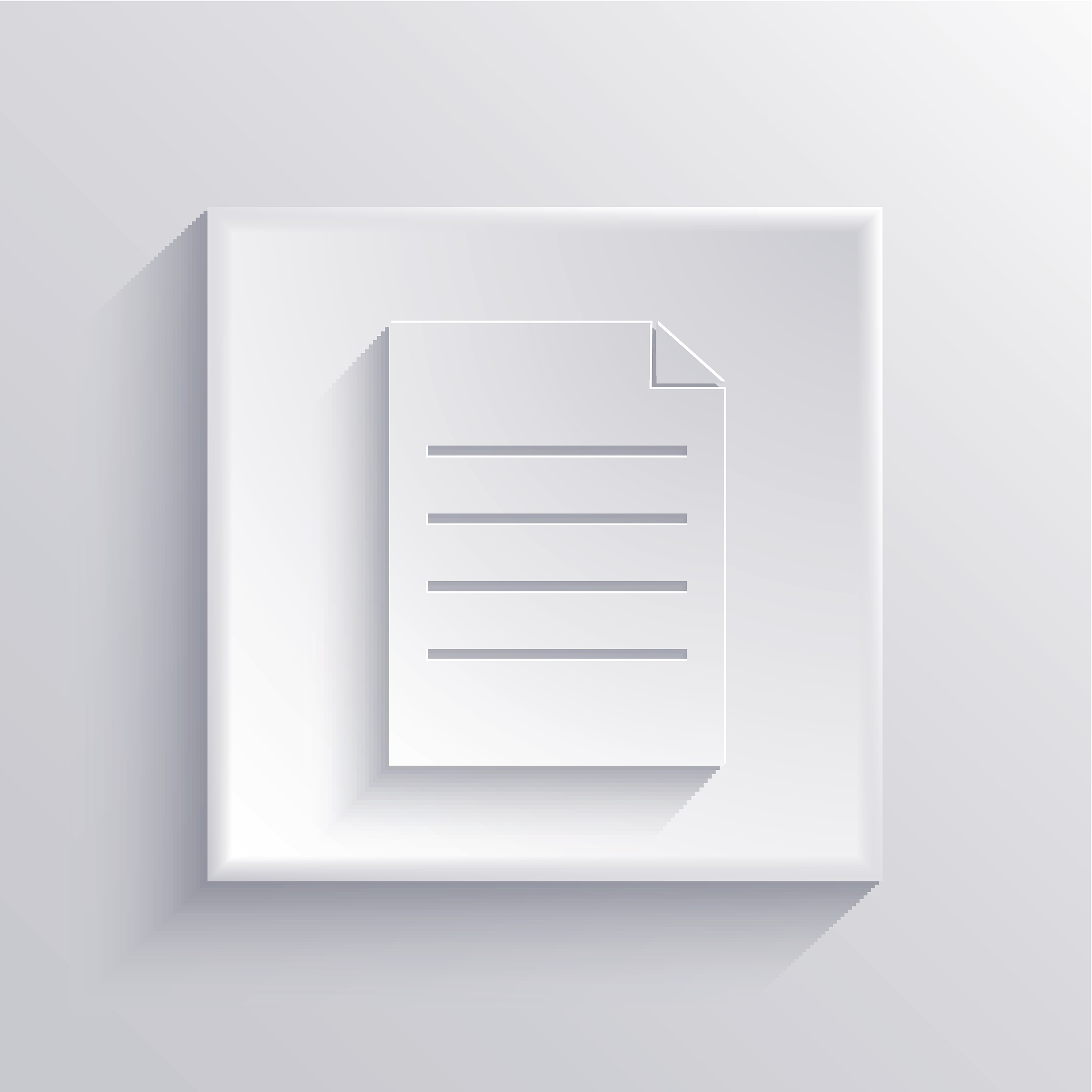 vector light square icon. eps 10