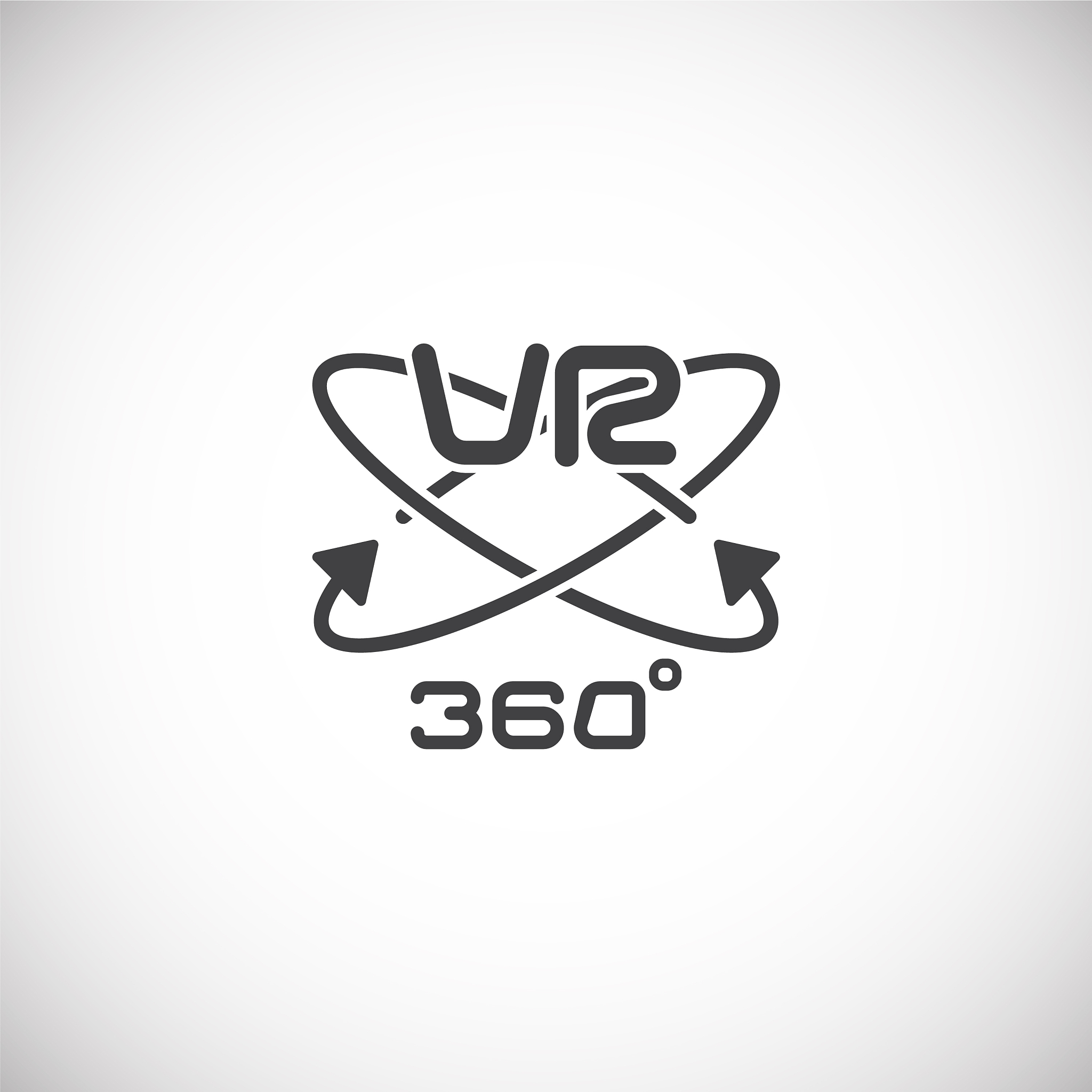 virtual reality vr related icon on background for