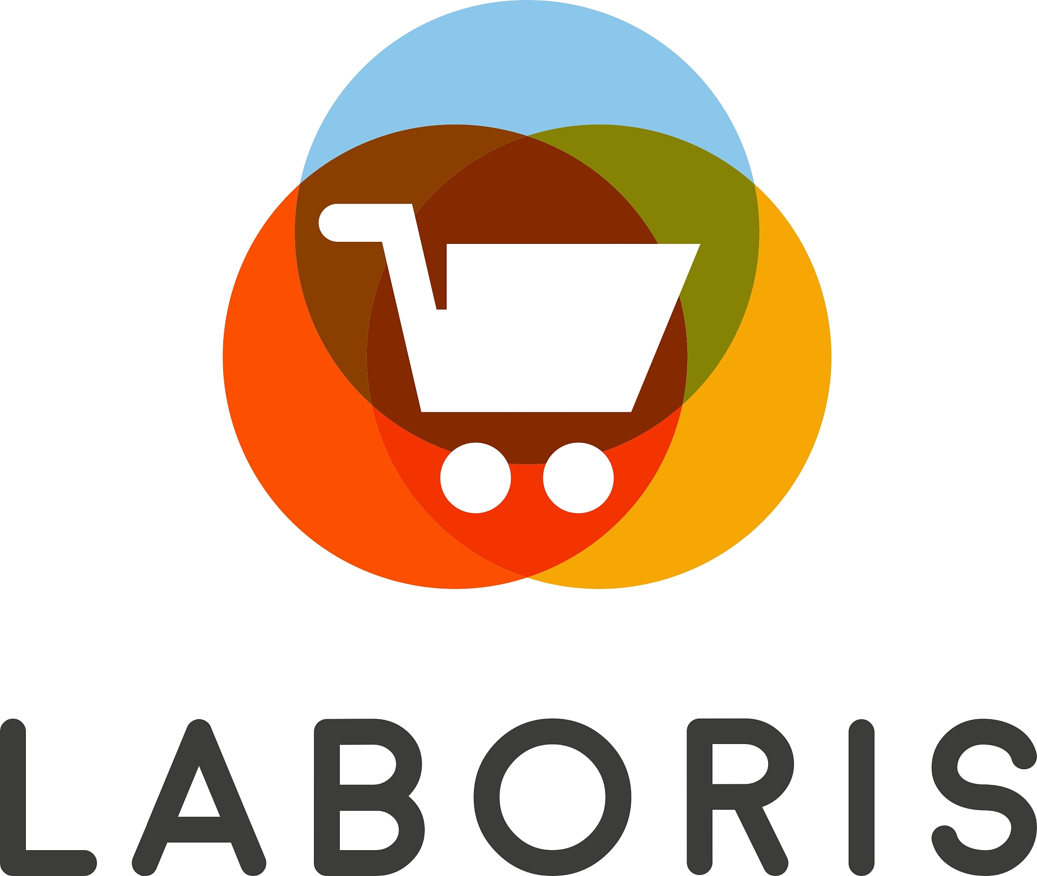 shopping cart logo shop sale discount store