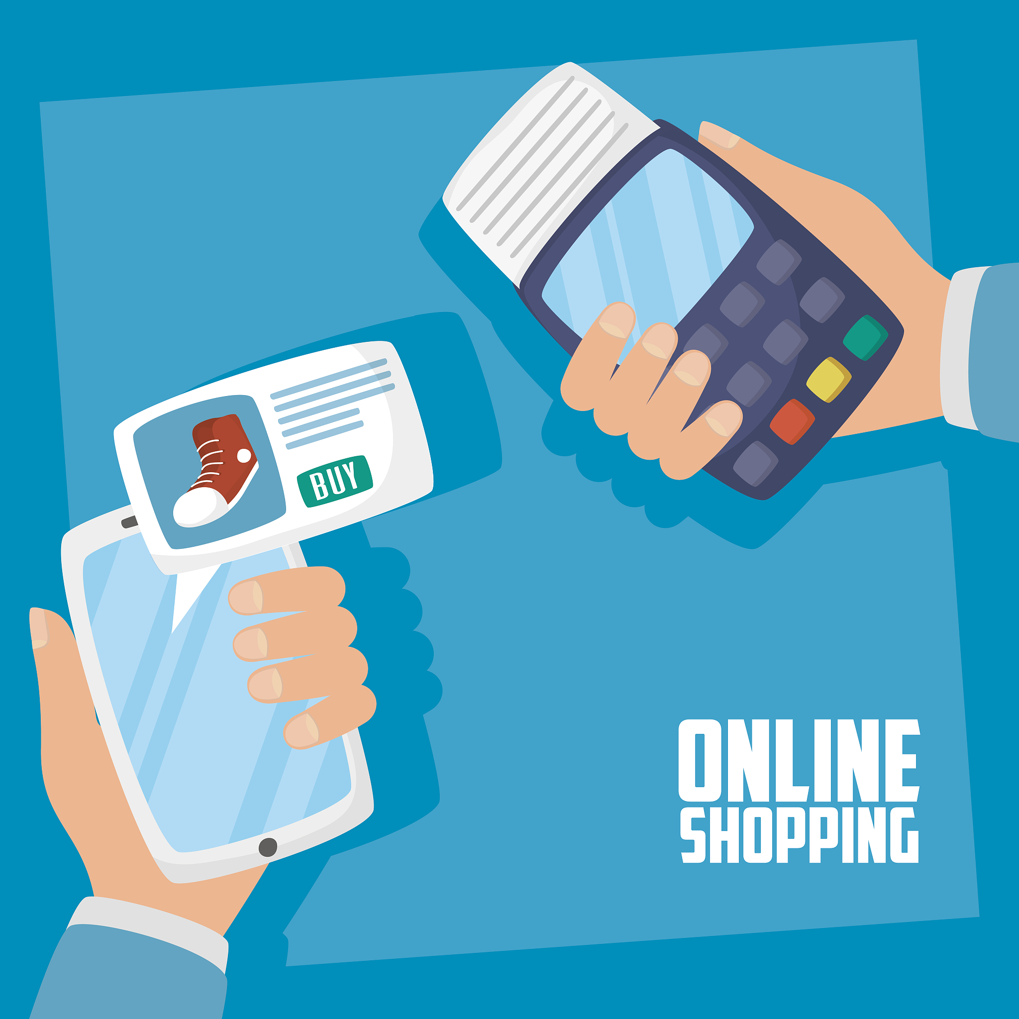 smartphone with online shopping technology