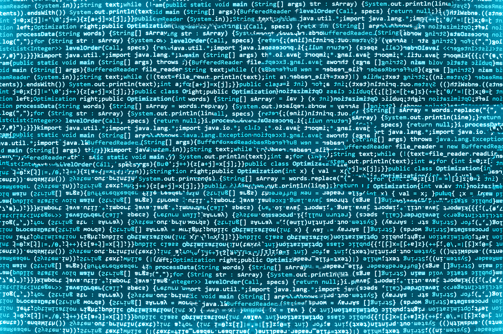 software developer programming code on computer