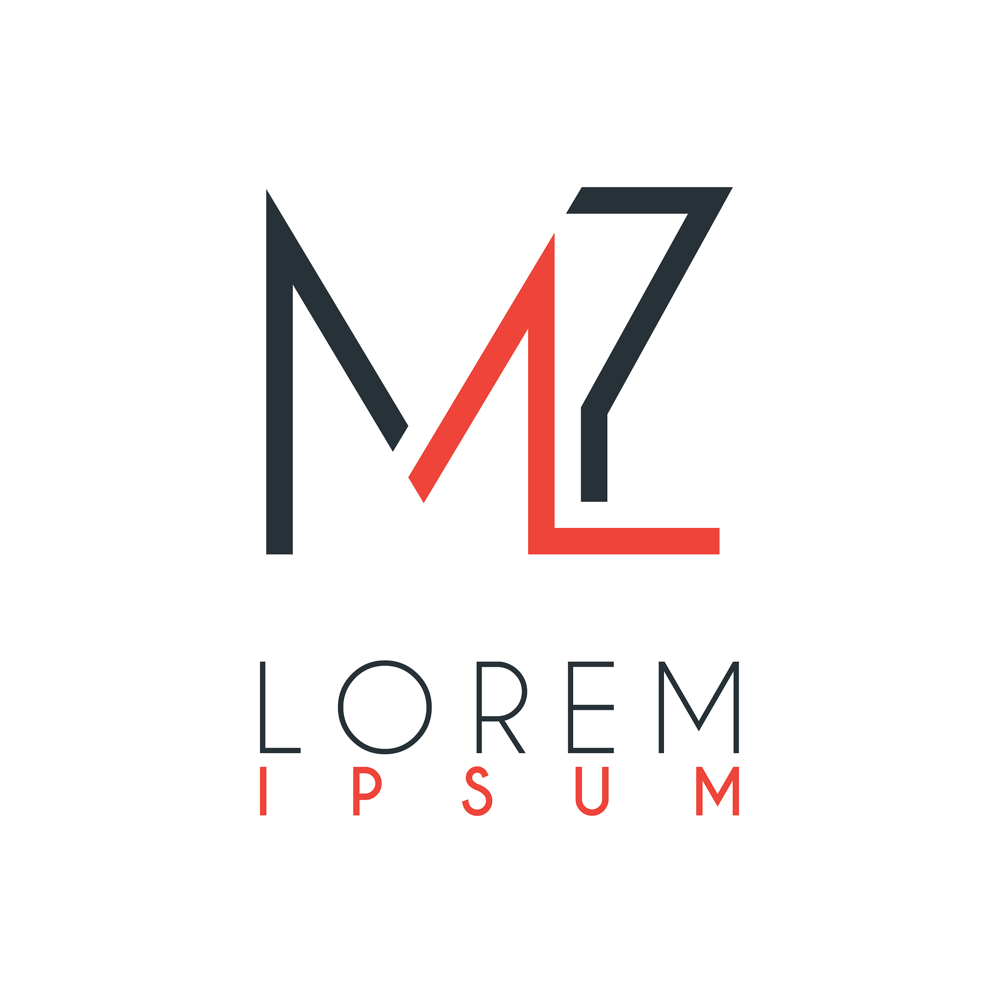 the logo between letter m and letter z or mz