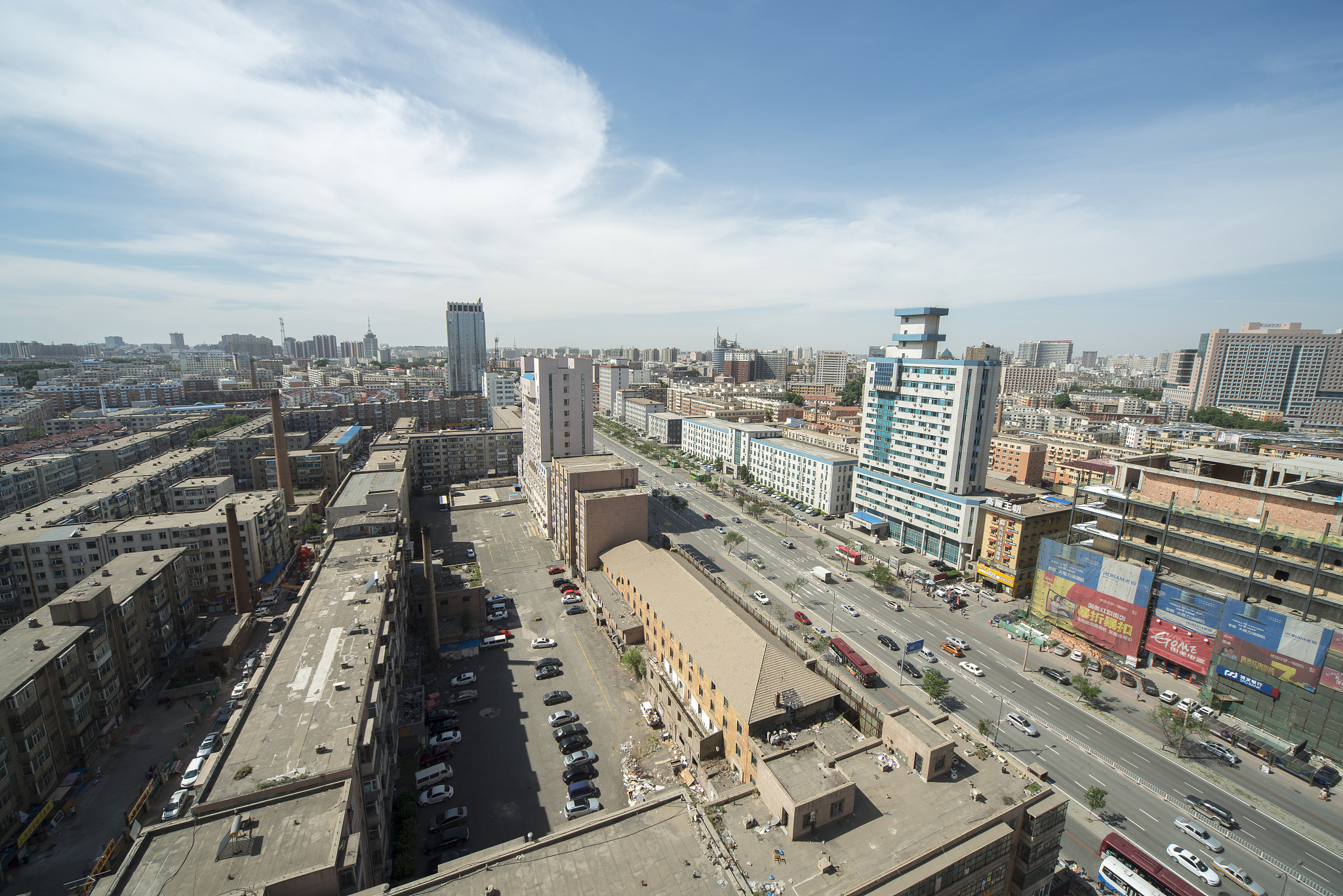 cityscape of changchun - jilin - china