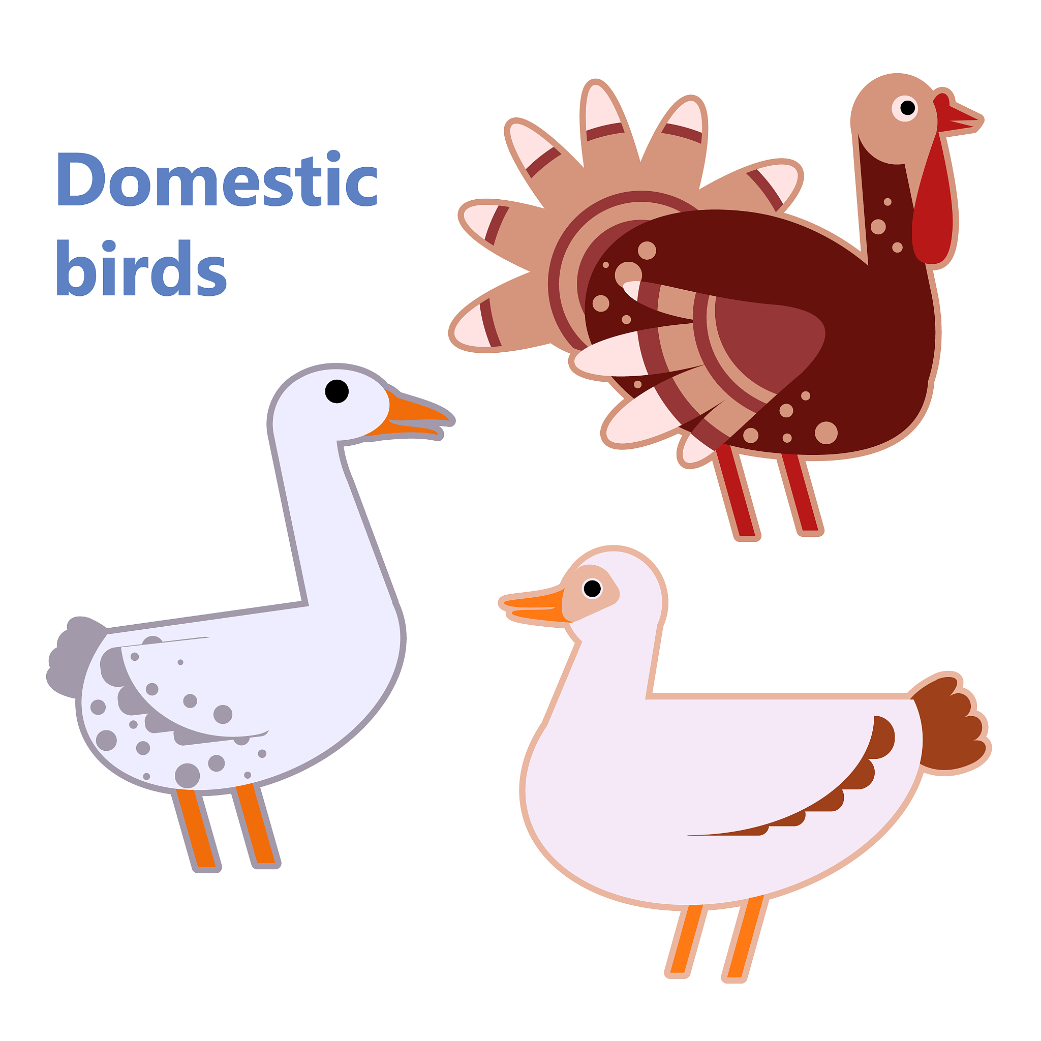 Goose Goose Duck 游戏角色介绍 - 鹅、鸭子、狼等