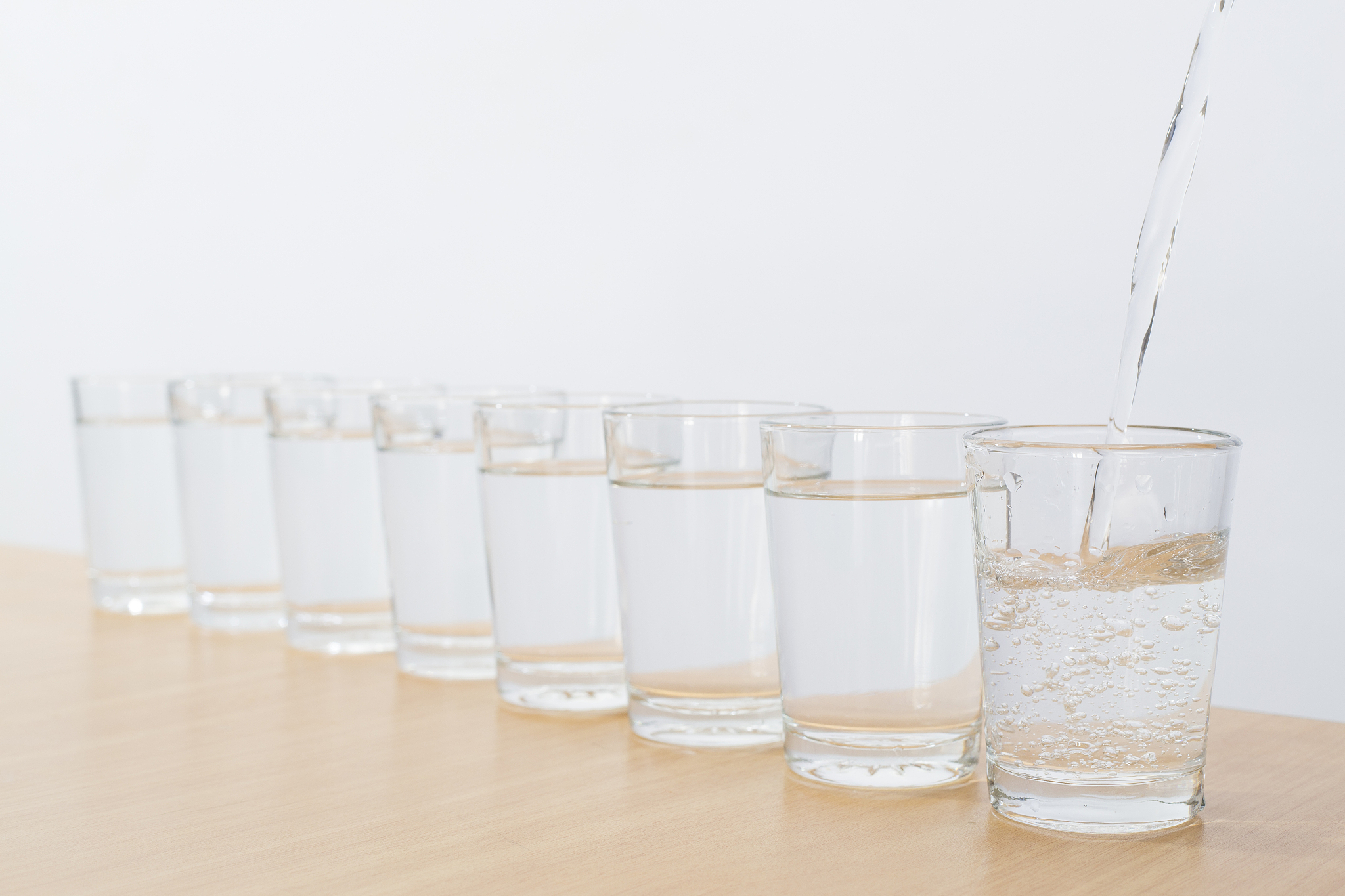 eight glasses of water a day