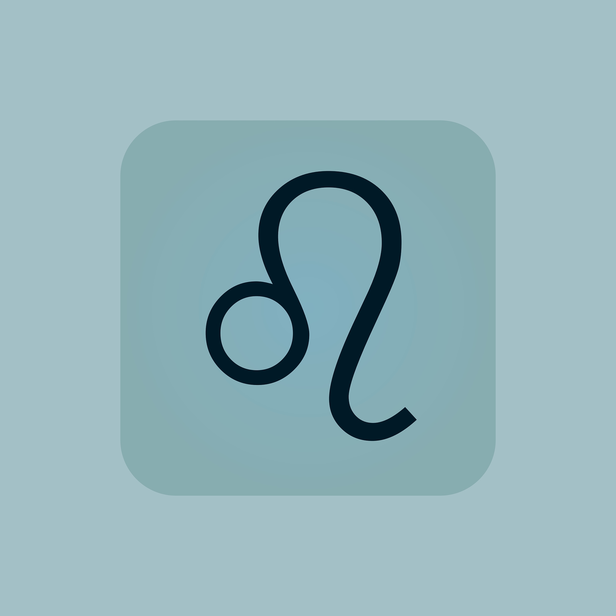 pale blue leo icon