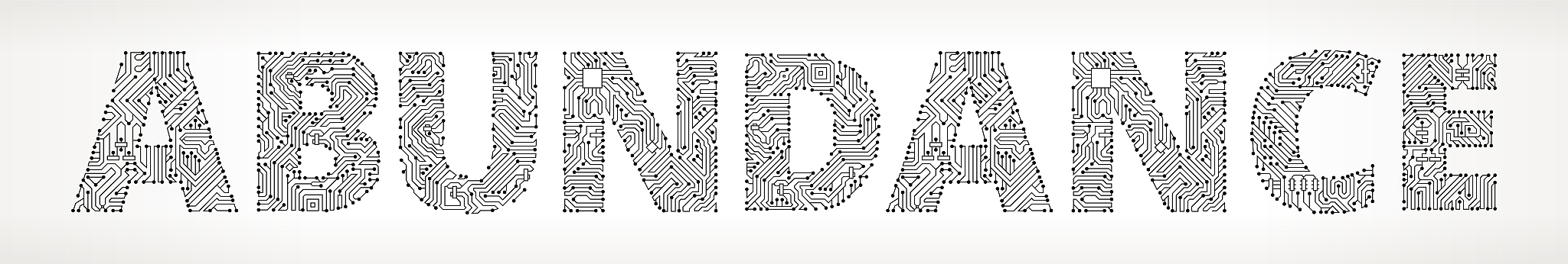 abundance circuit board vector buttons