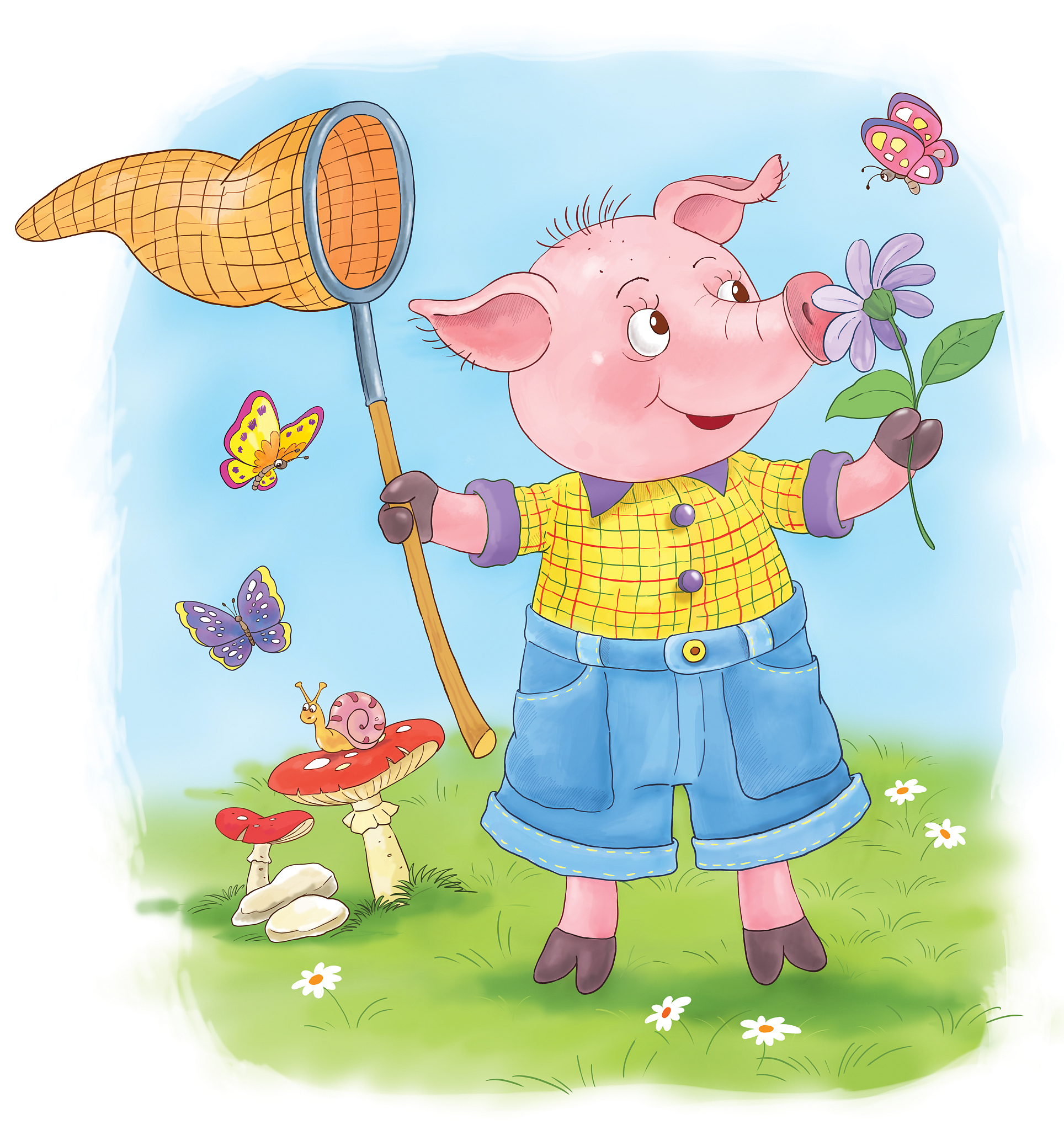 The Three Little Pigs English translationThere are three little pigs They live in a small house with their mother "This house is too small The three of you must leave home You must build your own