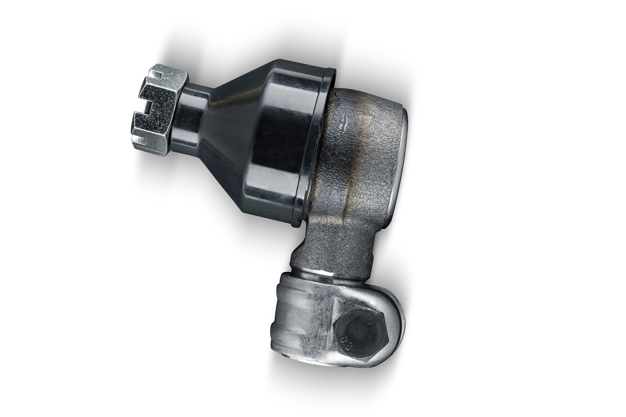 steering joint designed for  tractor on white isolated backgroun