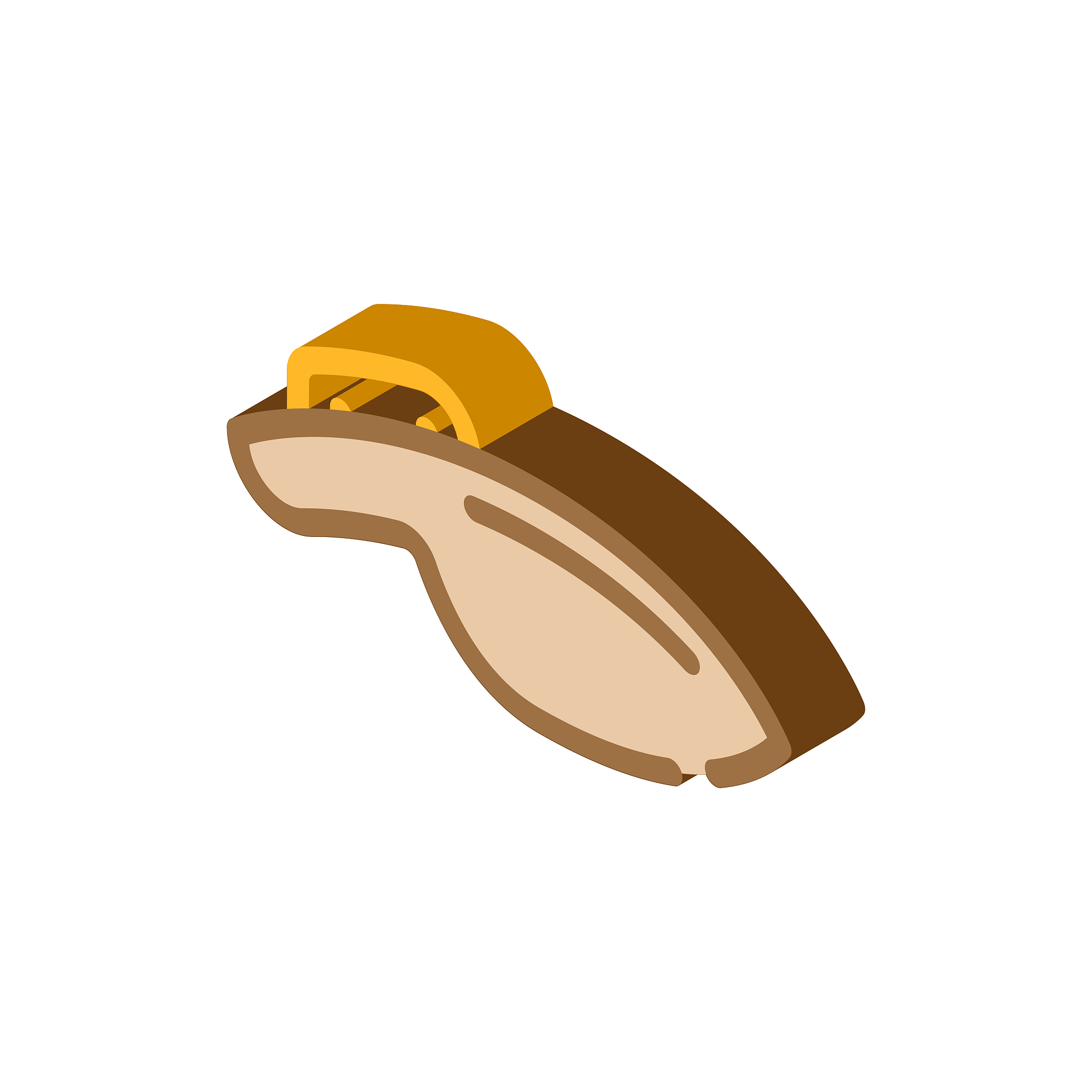 chin rest glyph icon vector illustration