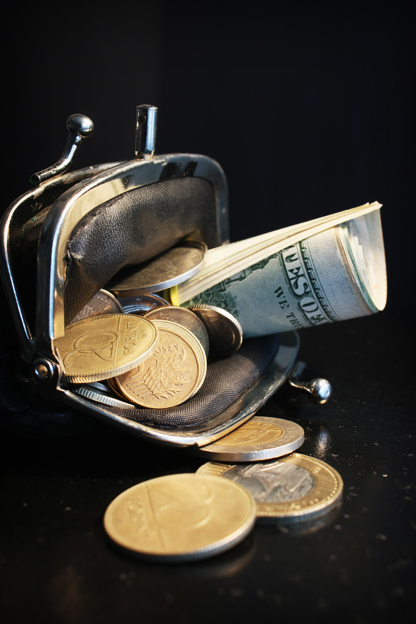 business concept with wallet