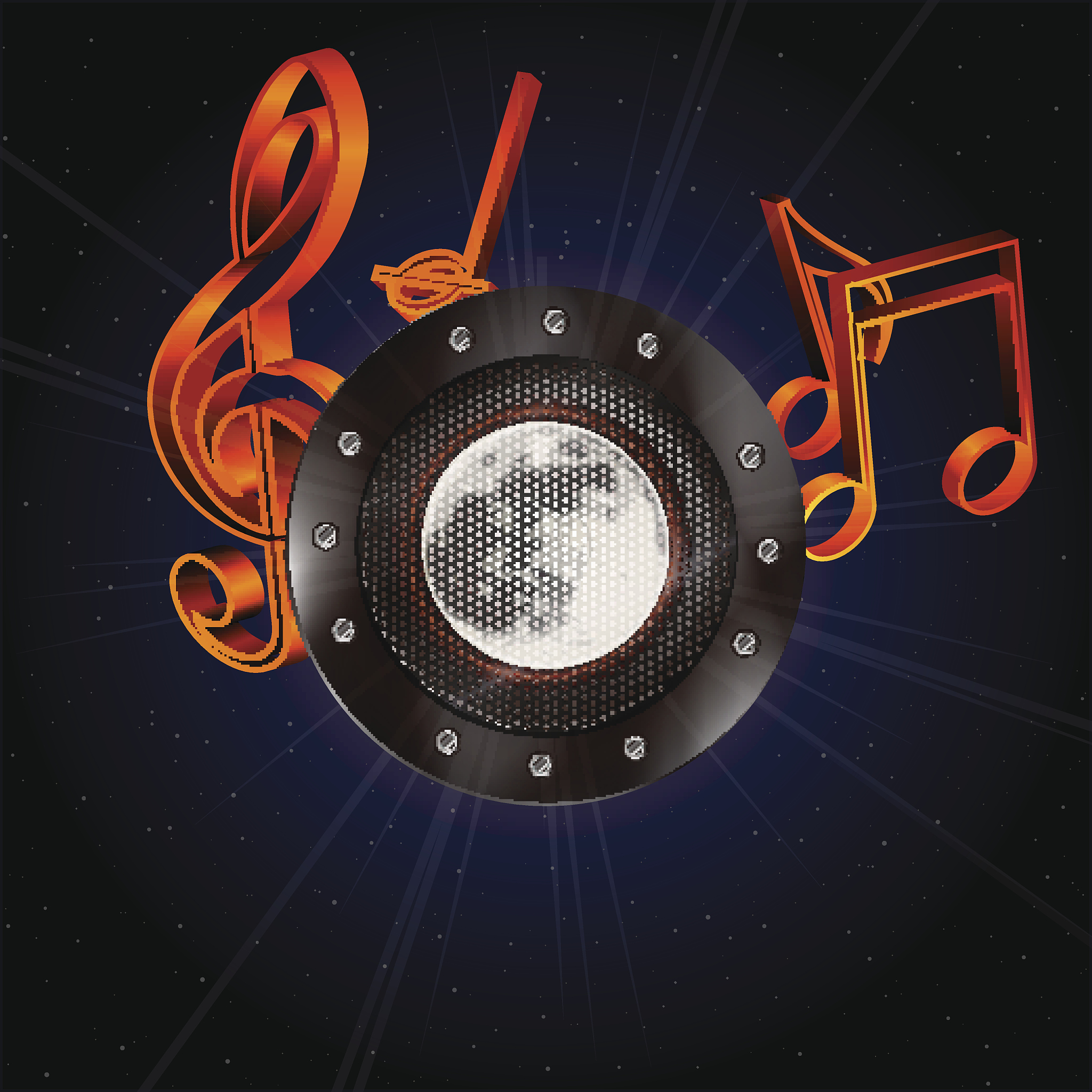 moon in the acoustic dynamics