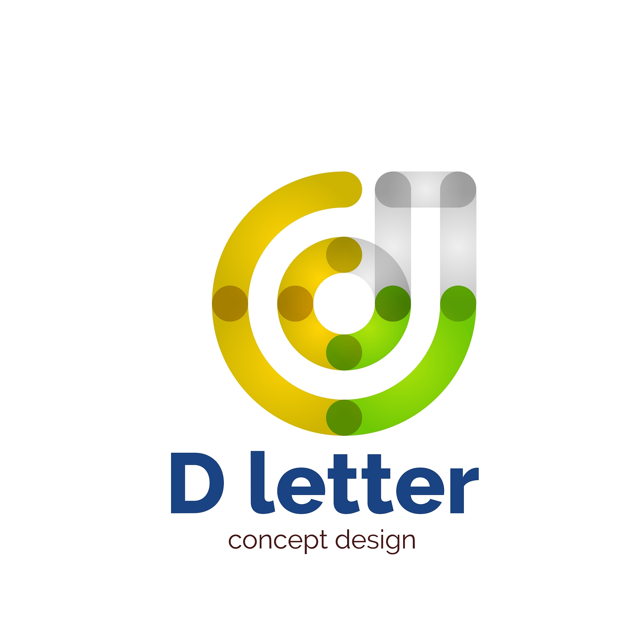 modern minimalistic letter concept logo
