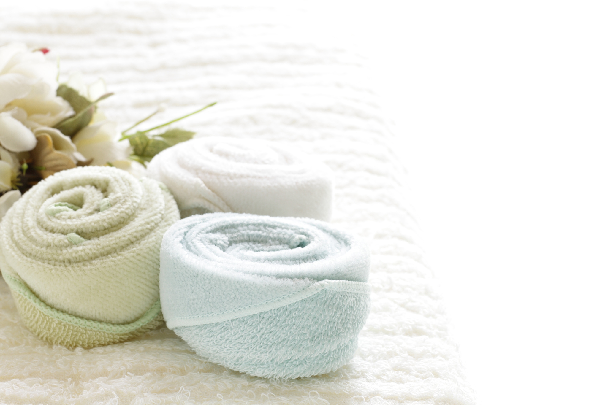 new rose shaped towel