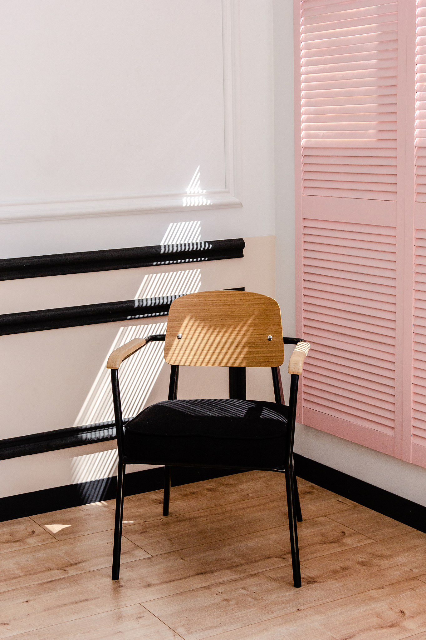 modern interior with chair