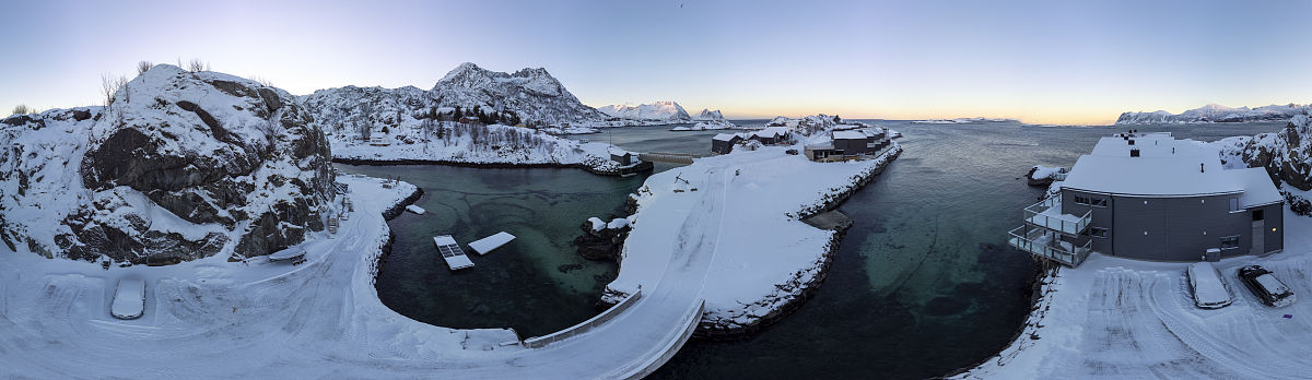 hamn i senja panorama