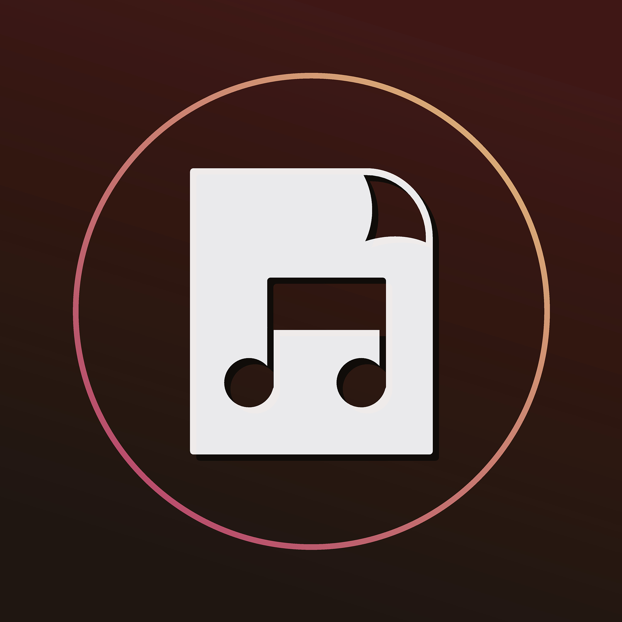 music file icon