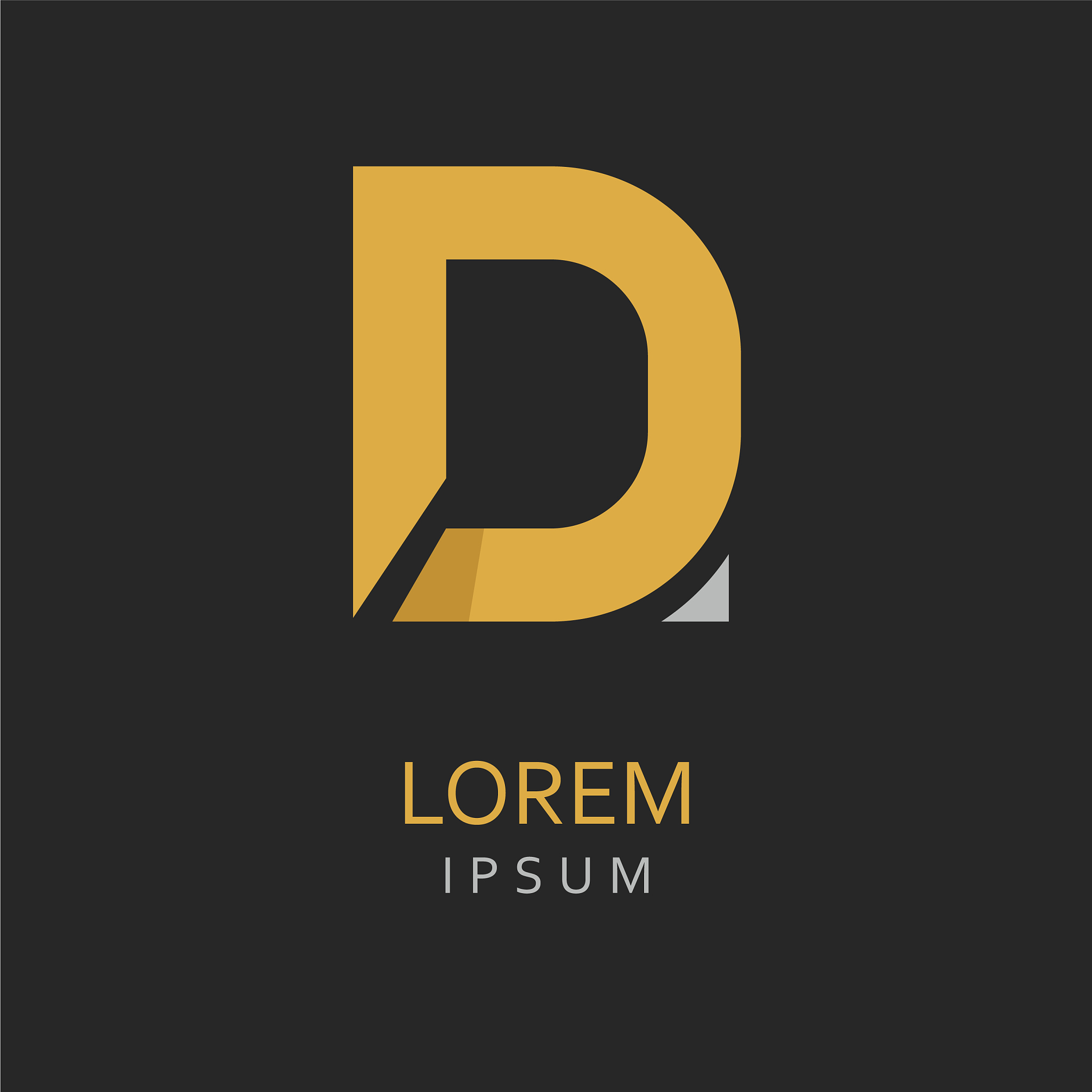 d letter logo icon