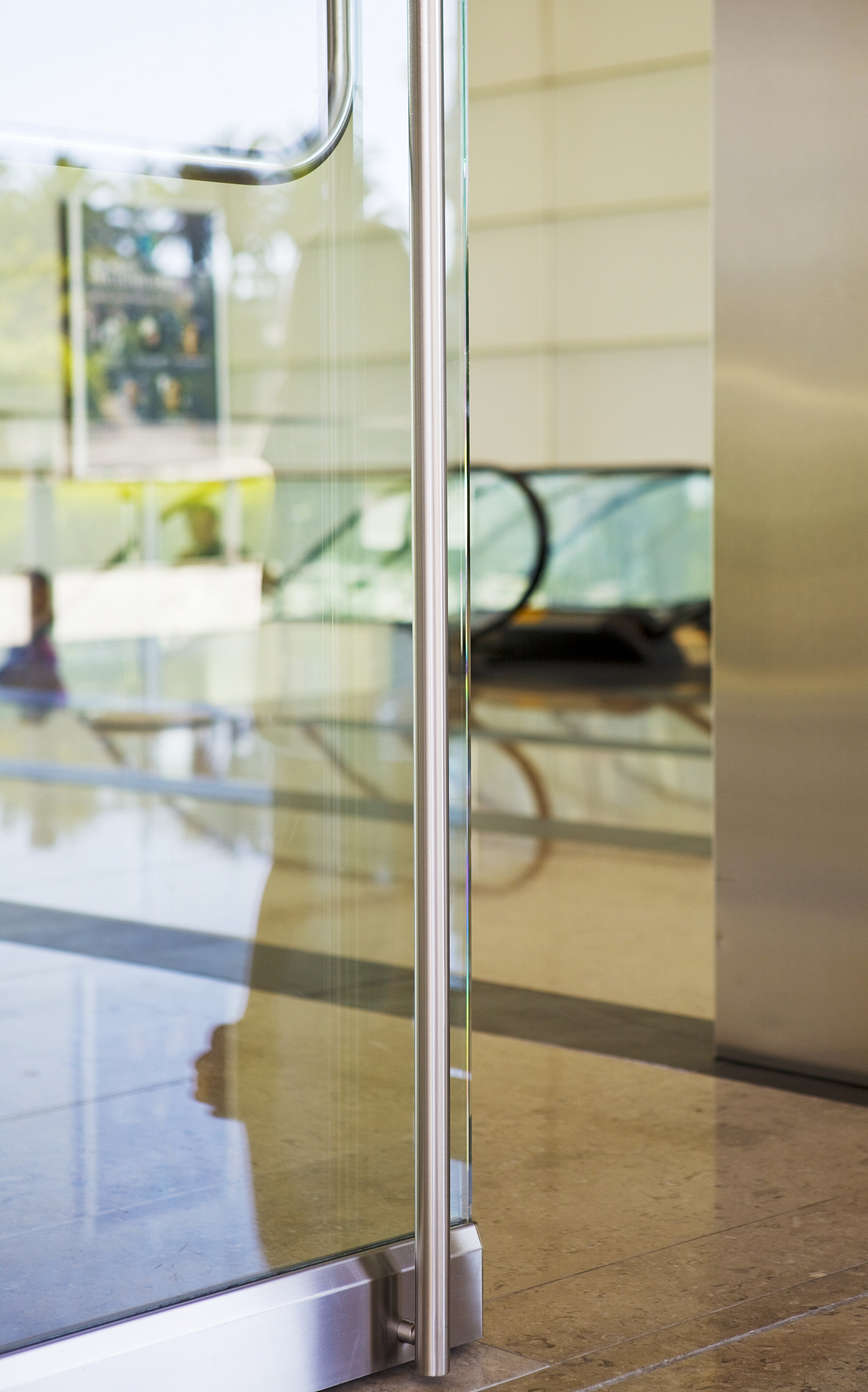 glass door